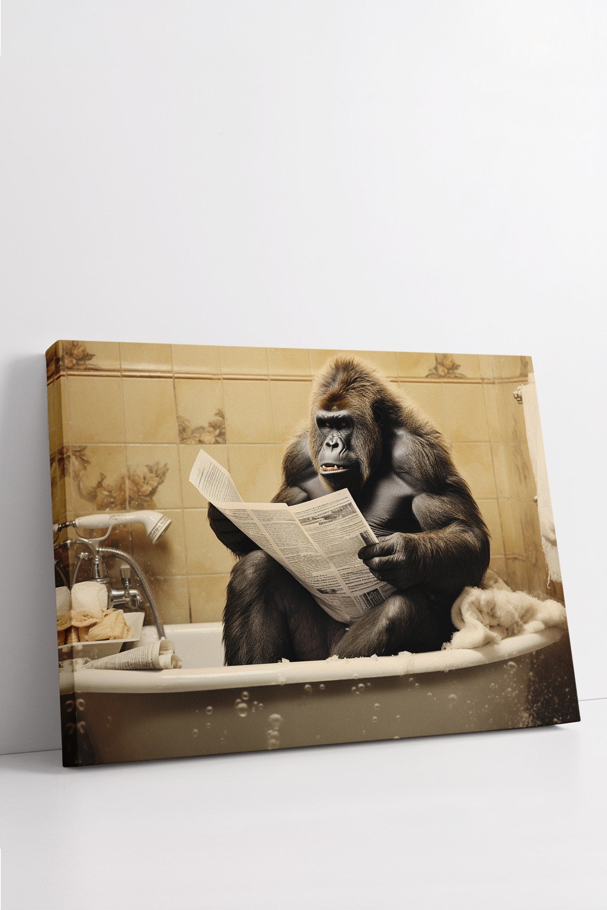 Quadro Decorativo em Tela 50x70cm - Arte Multicolor em Canvas 100% - Espessura 3cm para Decoração de Interiores