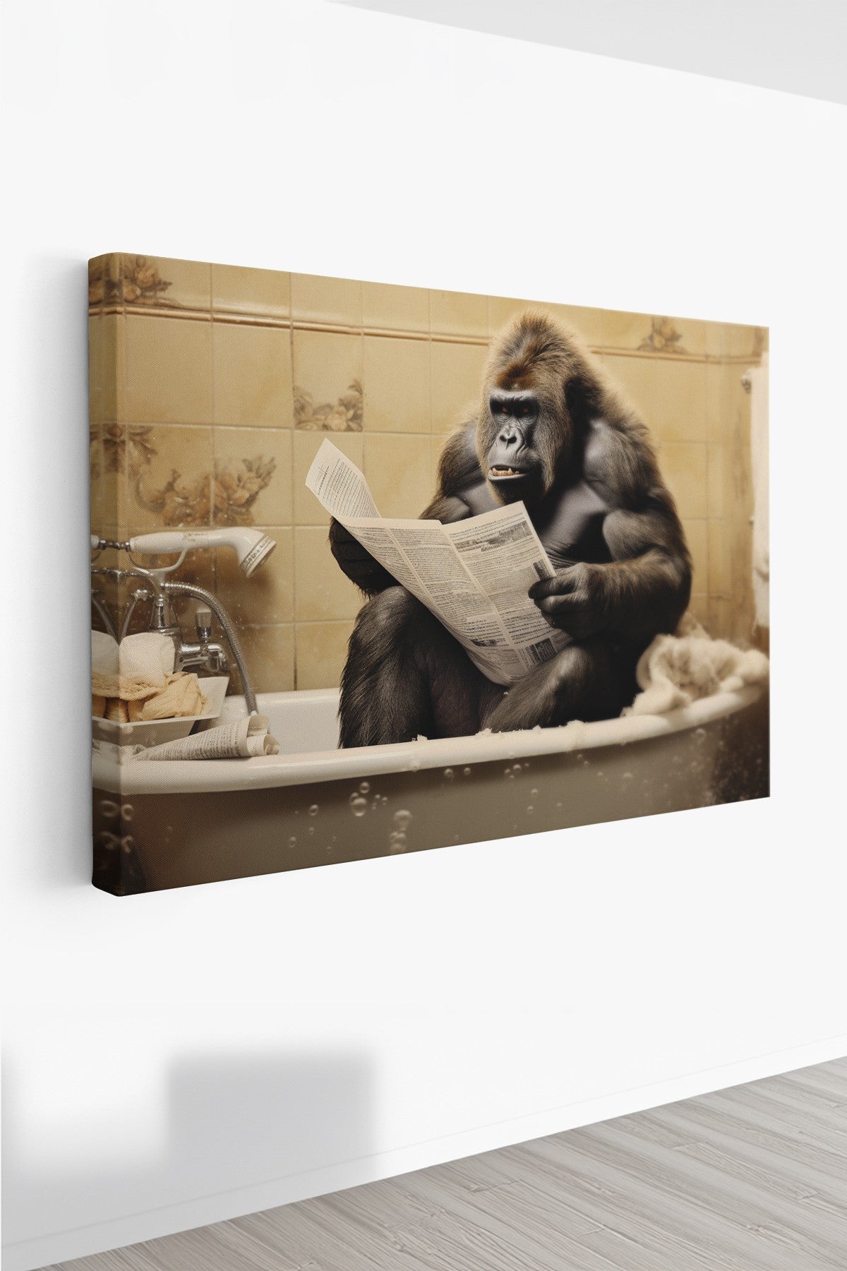 Quadro Decorativo em Tela 70x100cm - Arte Multicolor Premium 100% Canvas 3cm Espessura