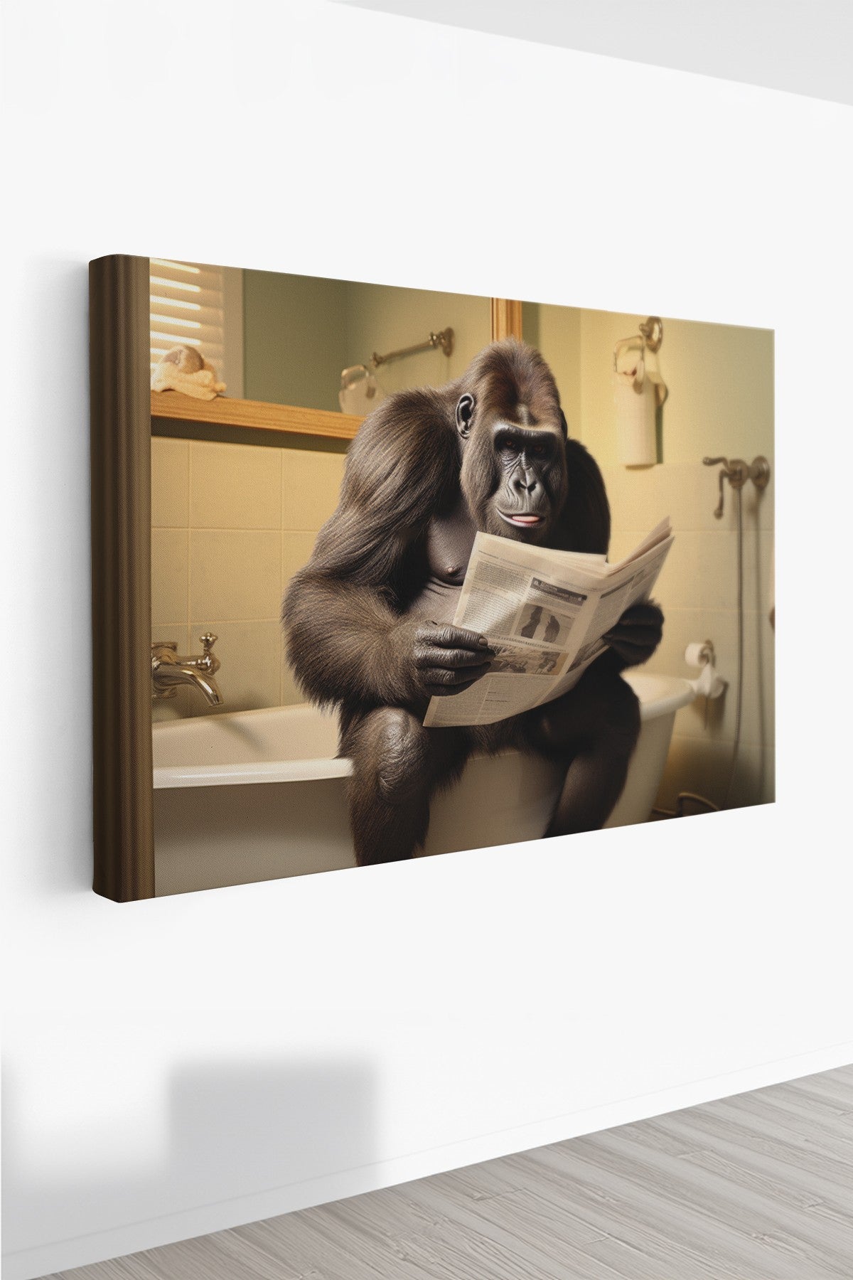 Quadro Decorativo em Tela 40x60cm - Arte Multicolor Premium 100% Canvas 3cm Espessura