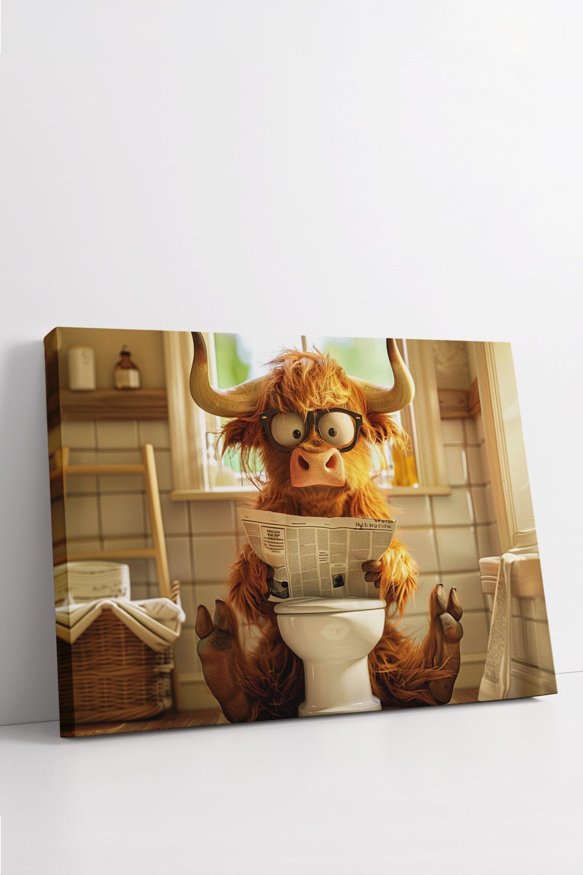 Quadro Decorativo em Tela 40x60cm - Arte Multicolor Premium 100% Canvas 3cm Espessura