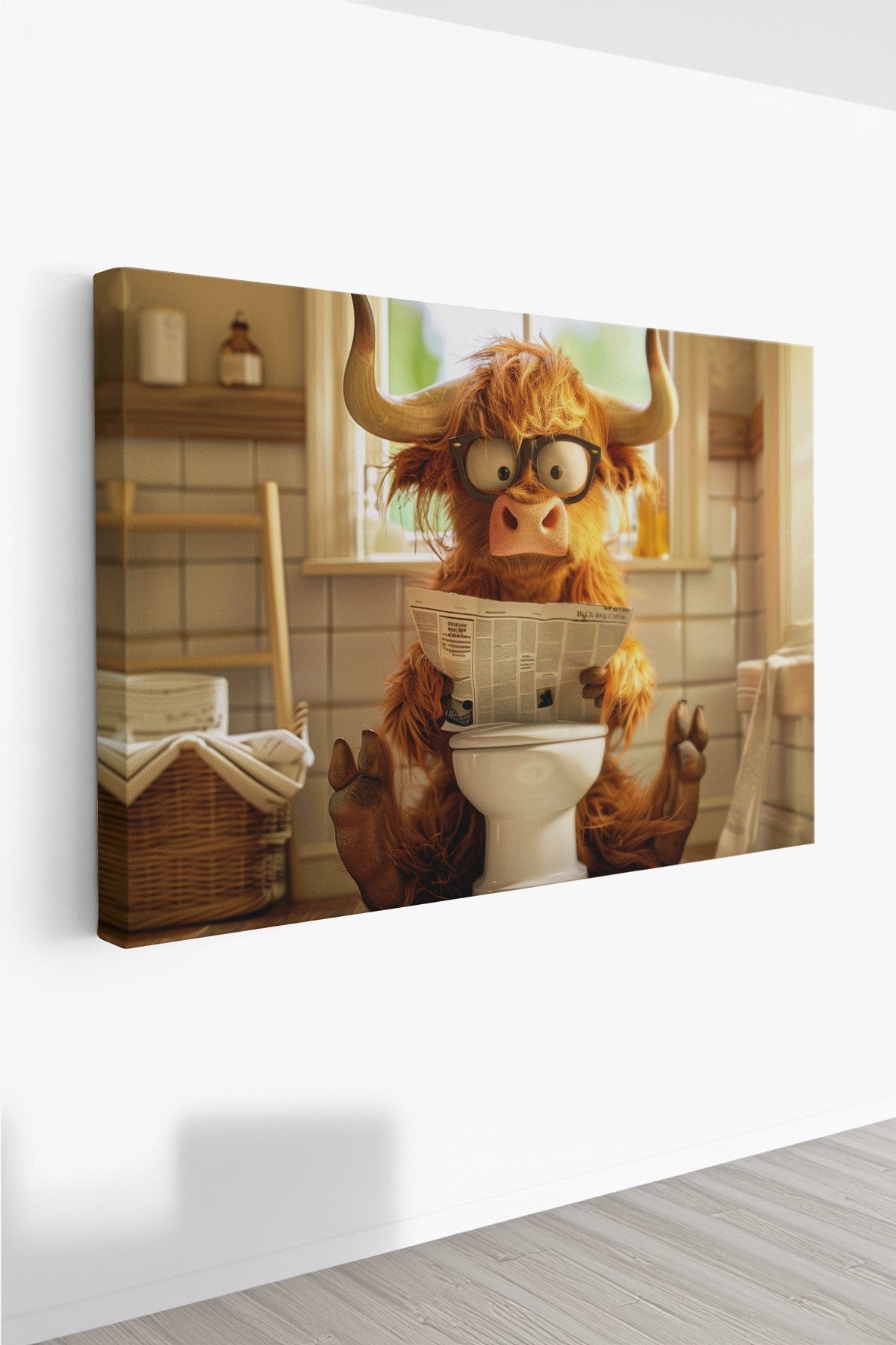 Quadro Decorativo em Tela 70x100cm - Arte Multicolor Premium 100% Canvas 3cm Espessura