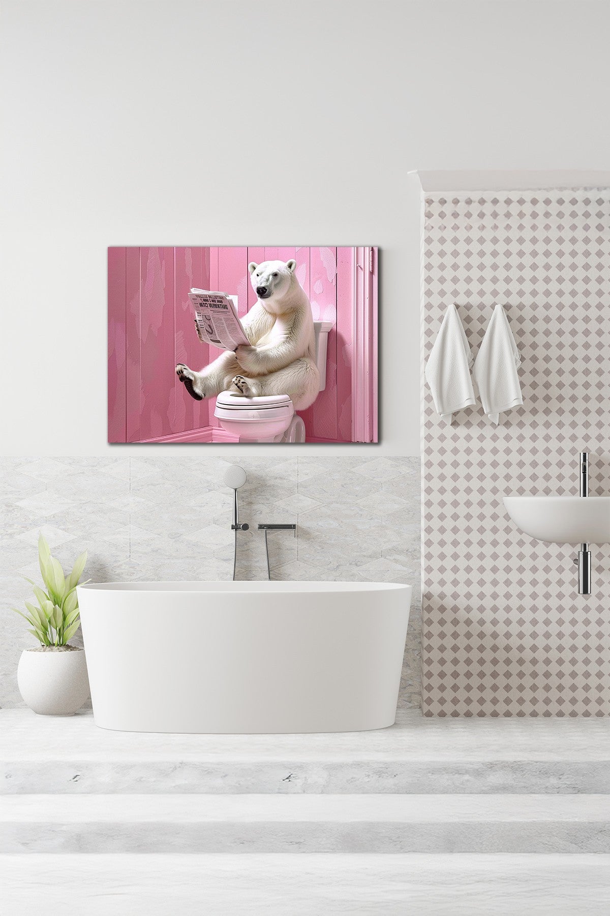 Quadro Decorativo em Tela 50x70cm - Arte Multicolor em Canvas 100% - Espessura 3cm para Decoração de Interiores