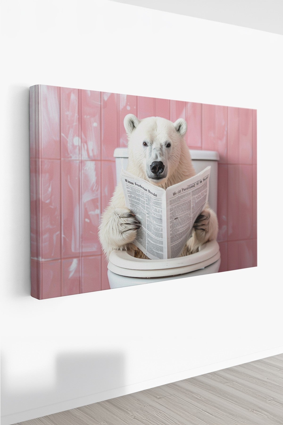 Quadro Decorativo em Tela 50x70cm - Arte Multicolor em Canvas 100% - Espessura 3cm para Decoração de Interiores