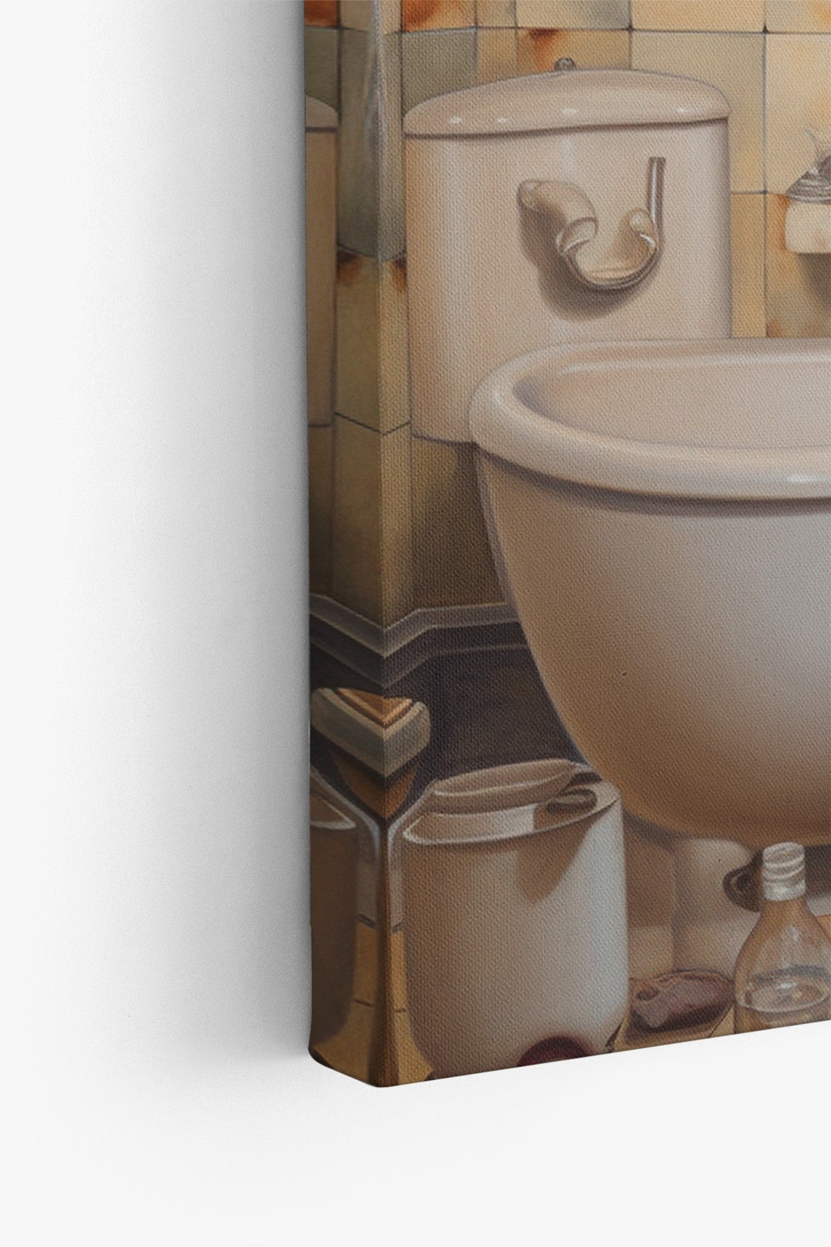 Quadro Decorativo em Tela 50x70cm - Arte Multicolor em Canvas 100% - Espessura 3cm para Decoração de Interiores