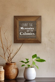 Quadro Decorativo Moldurado Multicolor Artvessakaro14, Cerâmica 100%, Moldura de Madeira 2,5 cm, Impressão UV, 15,5 x 15,5 cm