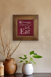 Quadro Decorativo Artvessakaro16 – Multicolor, Cerâmica 100%, Impressão UV, Moldura de Madeira 2,5 cm, 15,5 x 15,5 cm