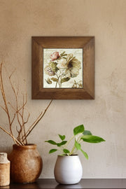 Artvessakaro19 – Quadro Decorativo em Cerâmica com Moldura de Madeira (2,5 cm), Multicolorido, Impressão UV, 15,5 x 15,5 cm