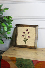 Ersytastablo43 - 26 Quadro Decorativo em Pedra 26x26 cm, Multicolor, Moldura de Madeira 2,5 cm, Impressão UV