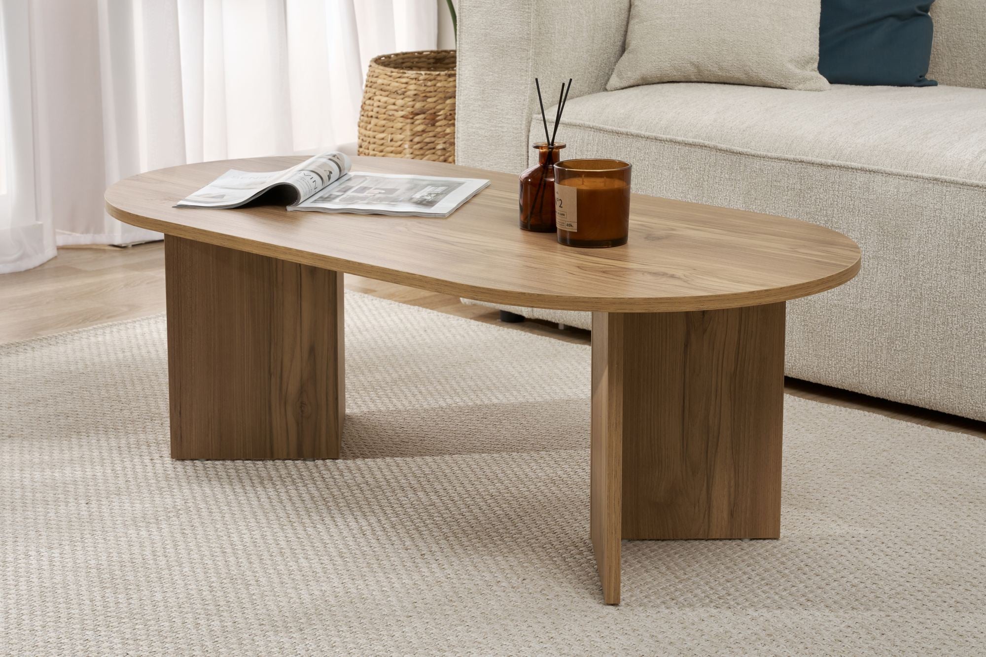 Mesa de Centro-Sable-Carvalho