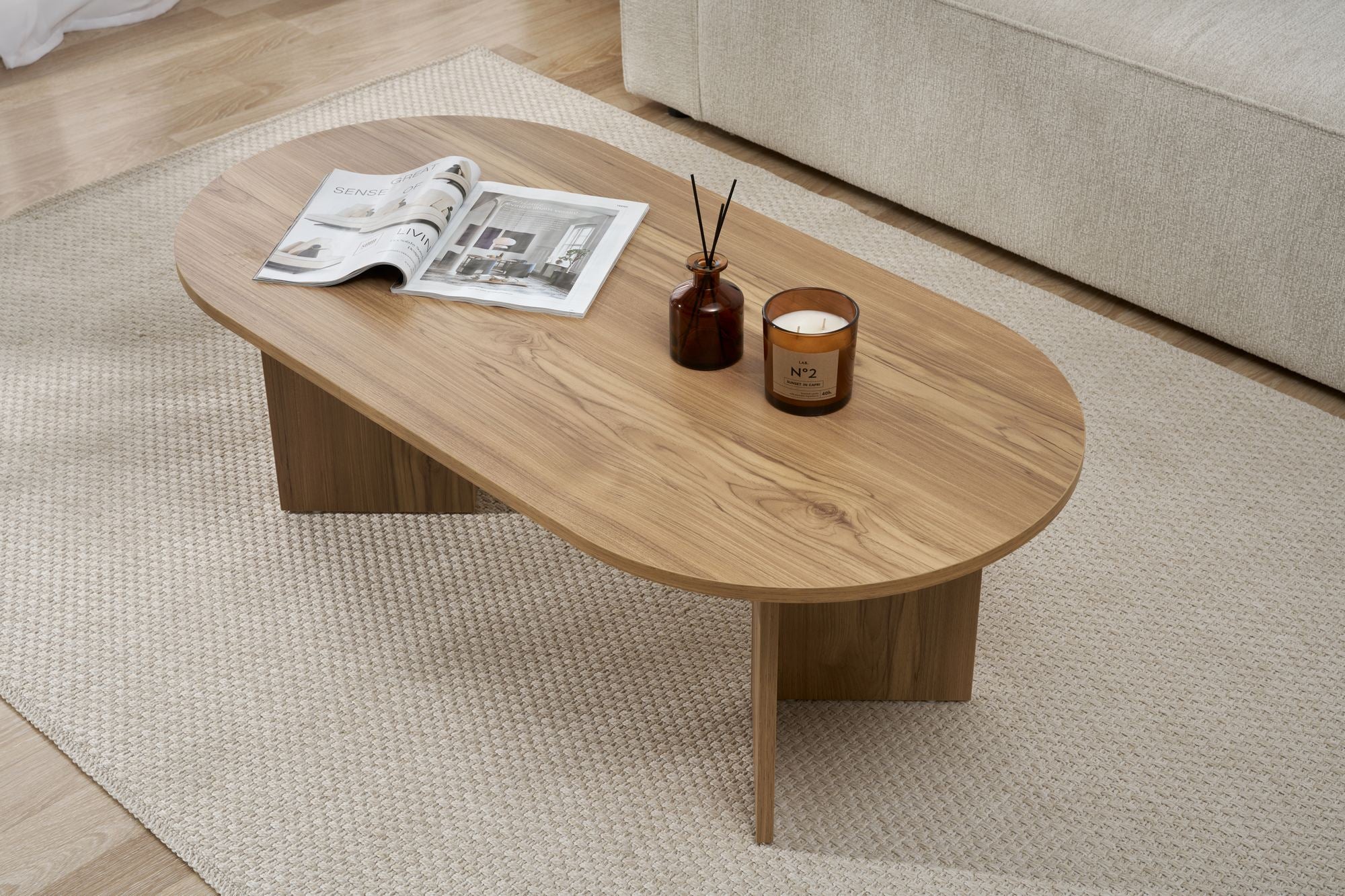 Mesa de Centro-Sable-Carvalho