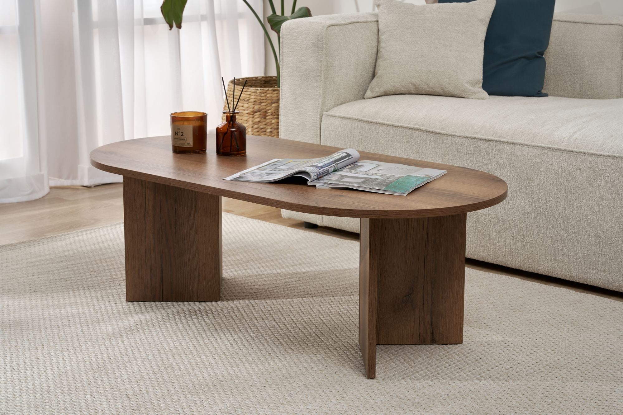 Mesa de Centro-Sable-Noz