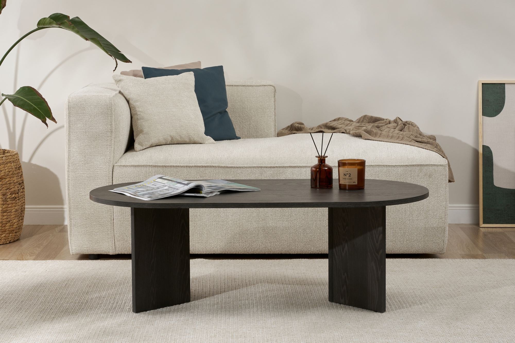 Mesa de Centro-Sable-Lumière Preto