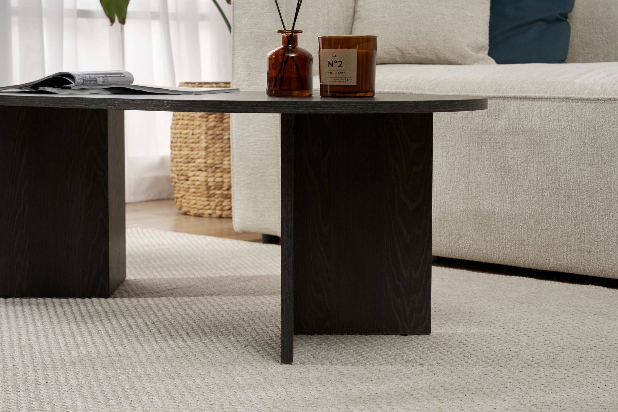 Mesa de Centro-Sable-Lumière Preto