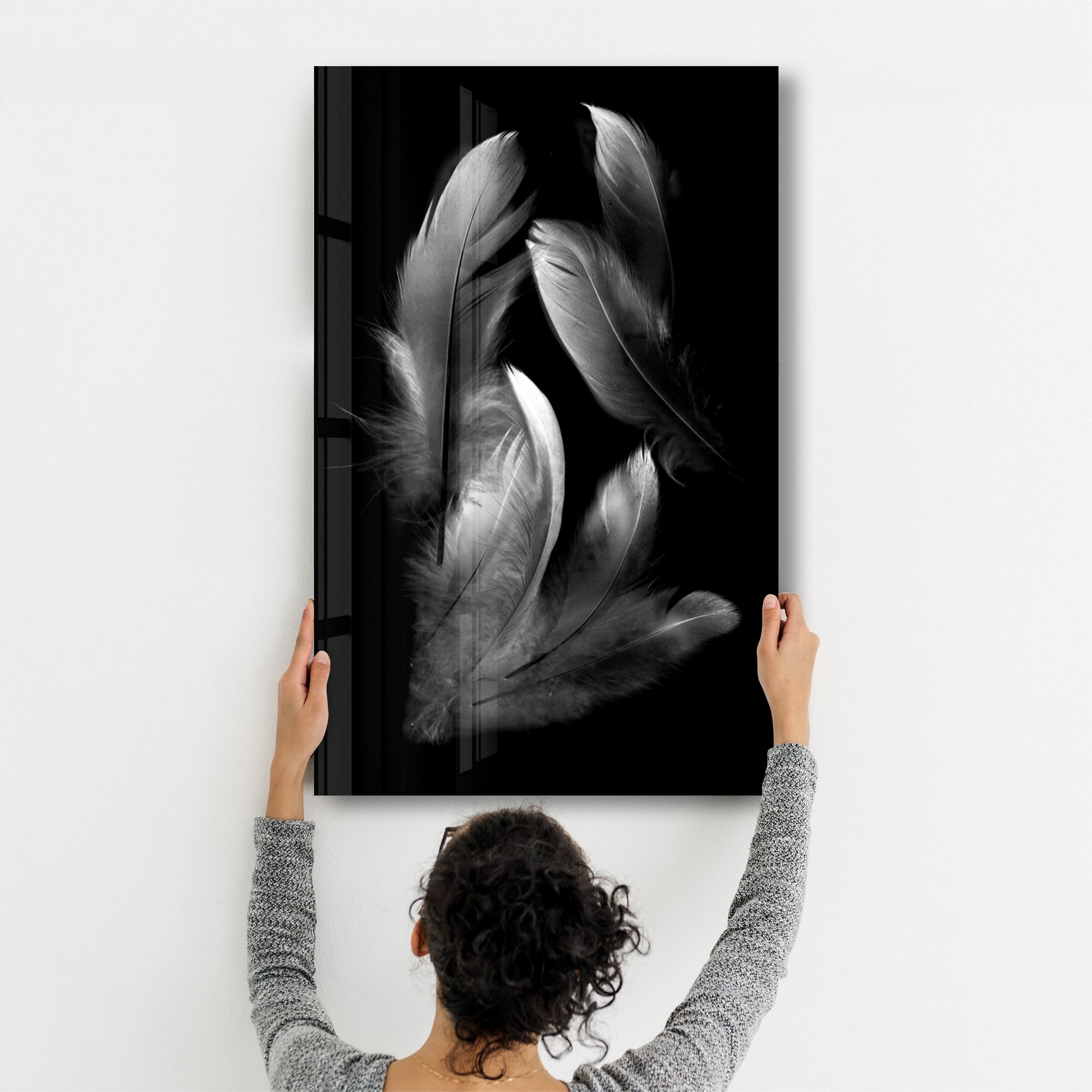 Quadro Decorativo em Vidro Temperado CAM-1008, 35x55 cm, Multicolor, 4 mm, Impressão UV