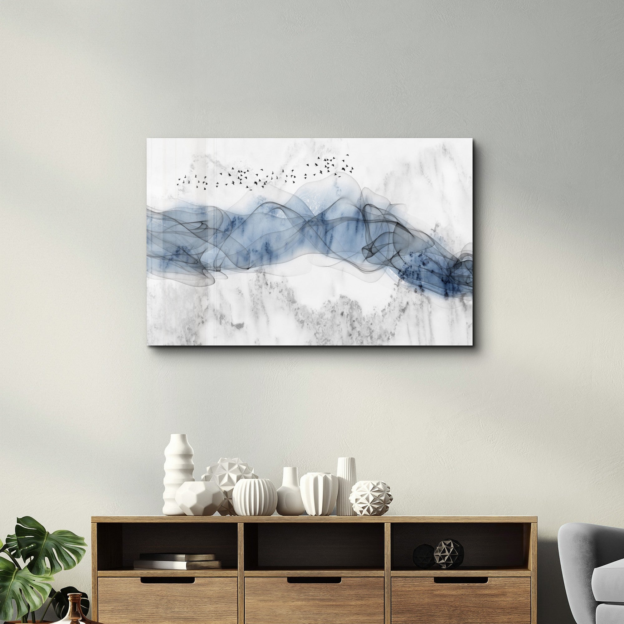 Quadro Decorativo em Vidro Temperado CAM-1017 (35 x 55 cm), Multicolor, Impressão UV, 4 mm