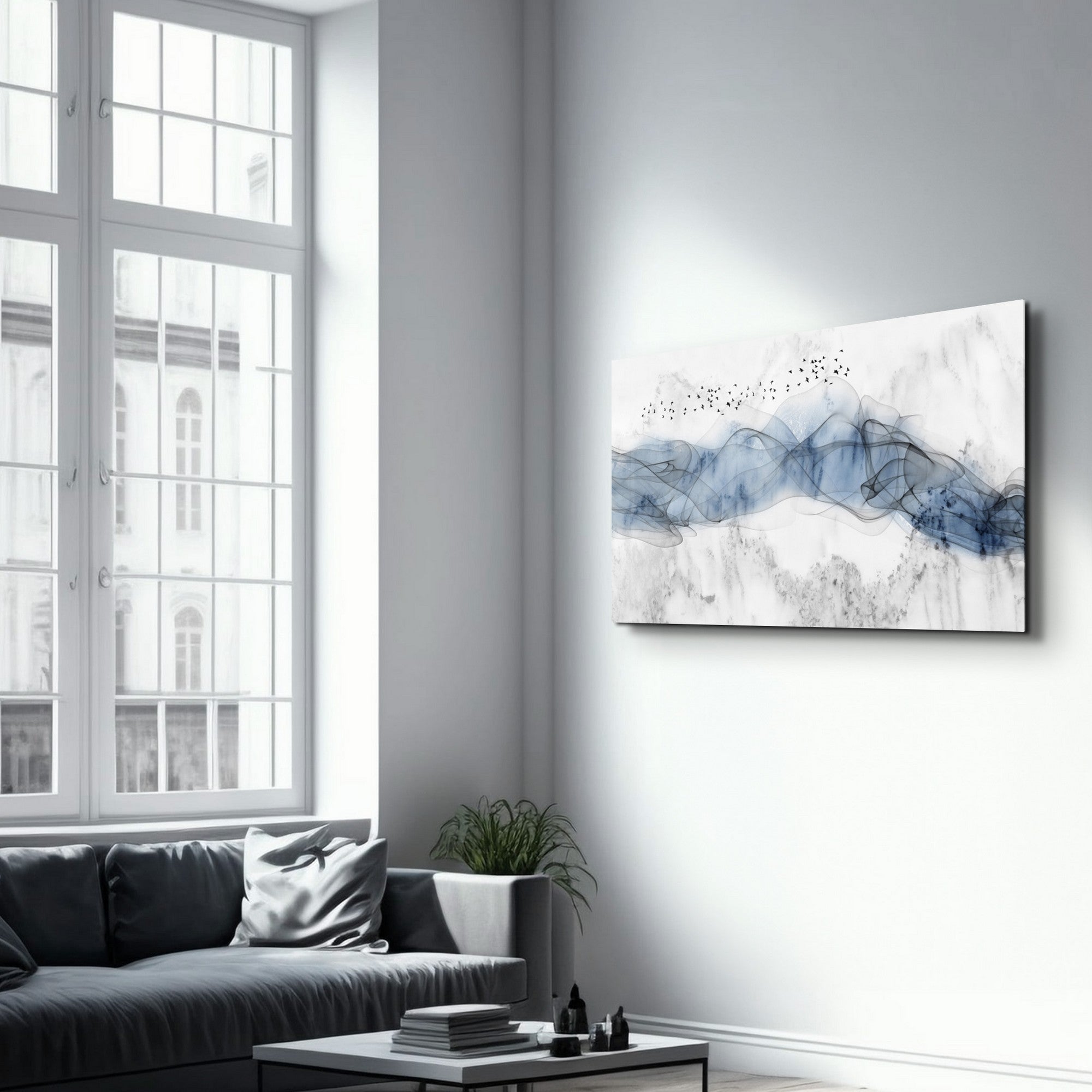 Quadro Decorativo em Vidro Temperado CAM-1017 (35 x 55 cm), Multicolor, Impressão UV, 4 mm