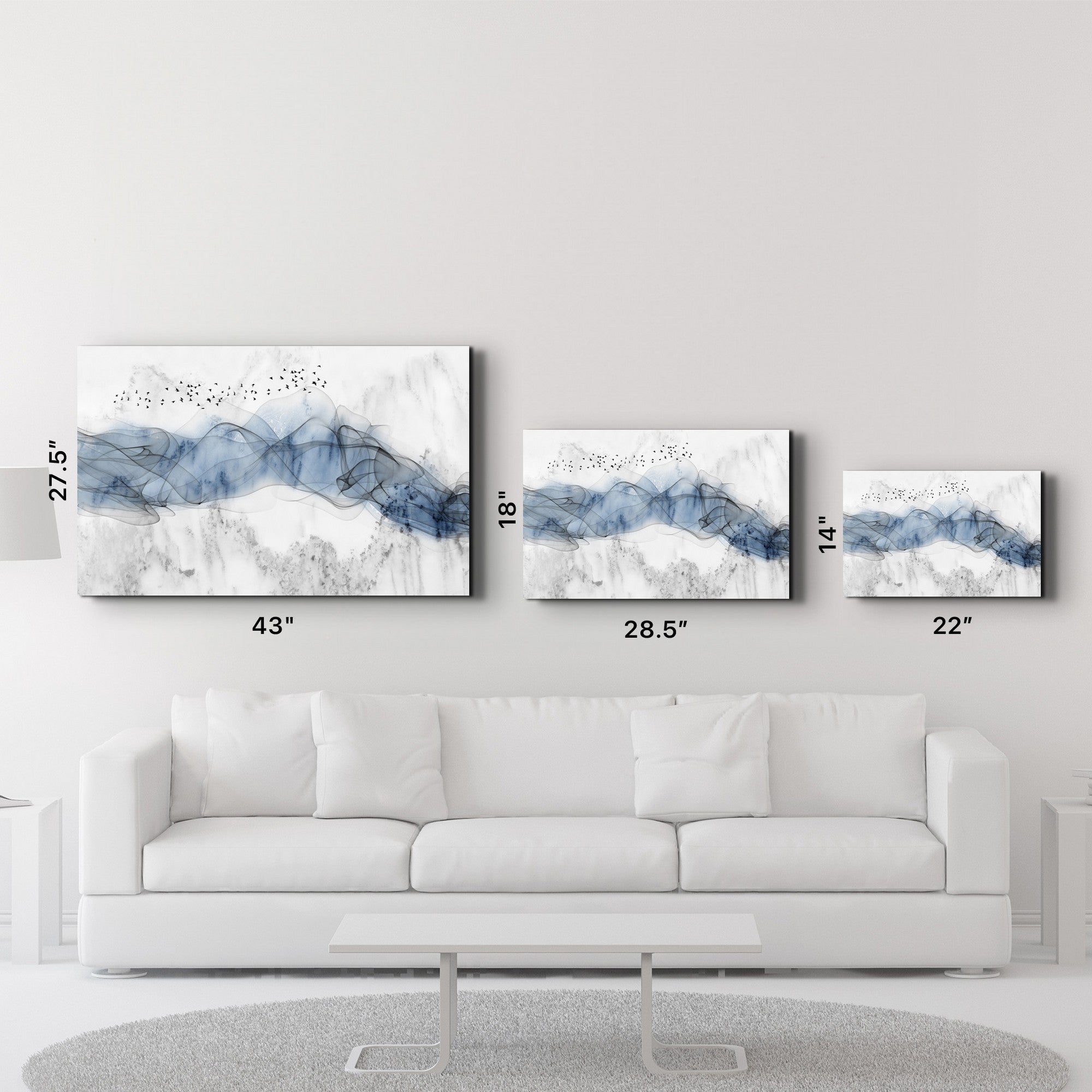 Quadro Decorativo em Vidro Temperado CAM-1017 (35 x 55 cm), Multicolor, Impressão UV, 4 mm