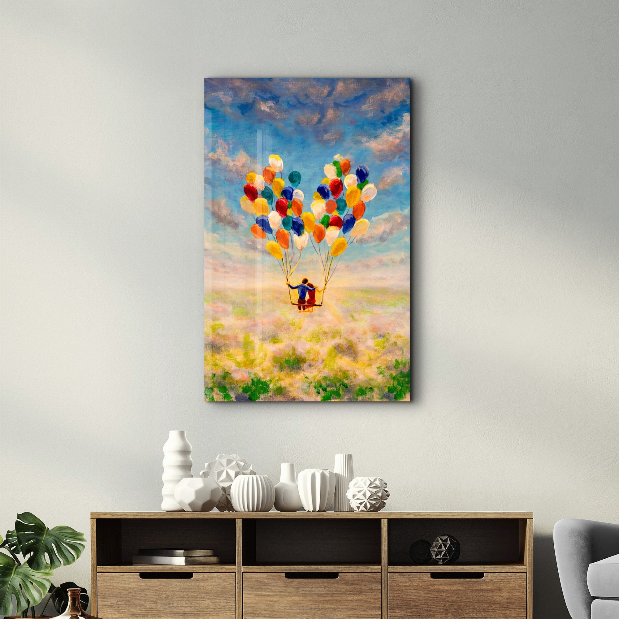 Quadro Decorativo em Vidro Temperado 4 mm, 35 x 55 cm, Multicolor (Impressão UV) – CAM-1021