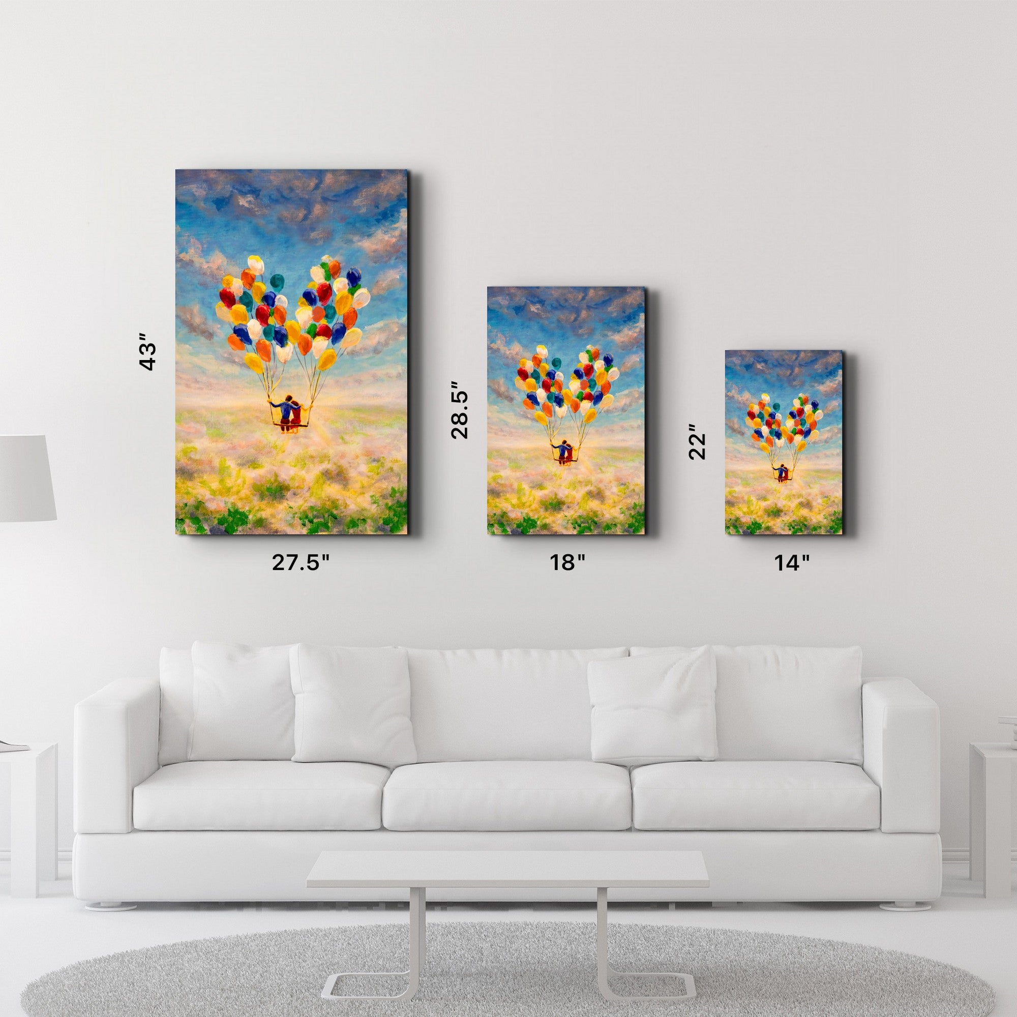 Quadro Decorativo em Vidro Temperado 4 mm, 35 x 55 cm, Multicolor (Impressão UV) – CAM-1021