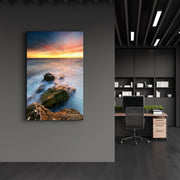 Quadro Decorativo em Vidro Temperado Multicolor CAM-1029, 35 x 55 cm, Impressão UV (4 mm)