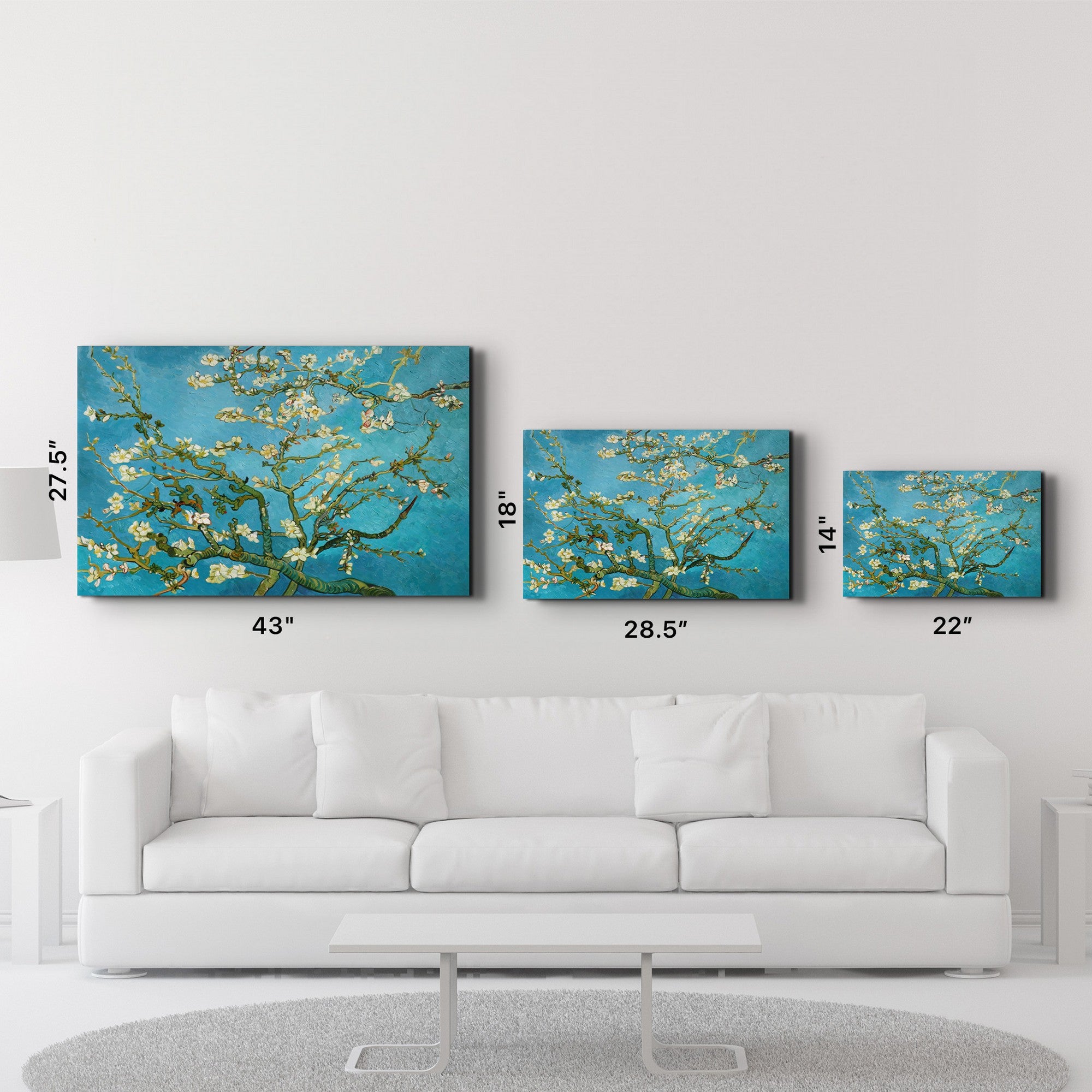 Quadro Decorativo em Vidro Temperado 35x55 cm Multicolor CAM-1030, Impressão UV, 4 mm