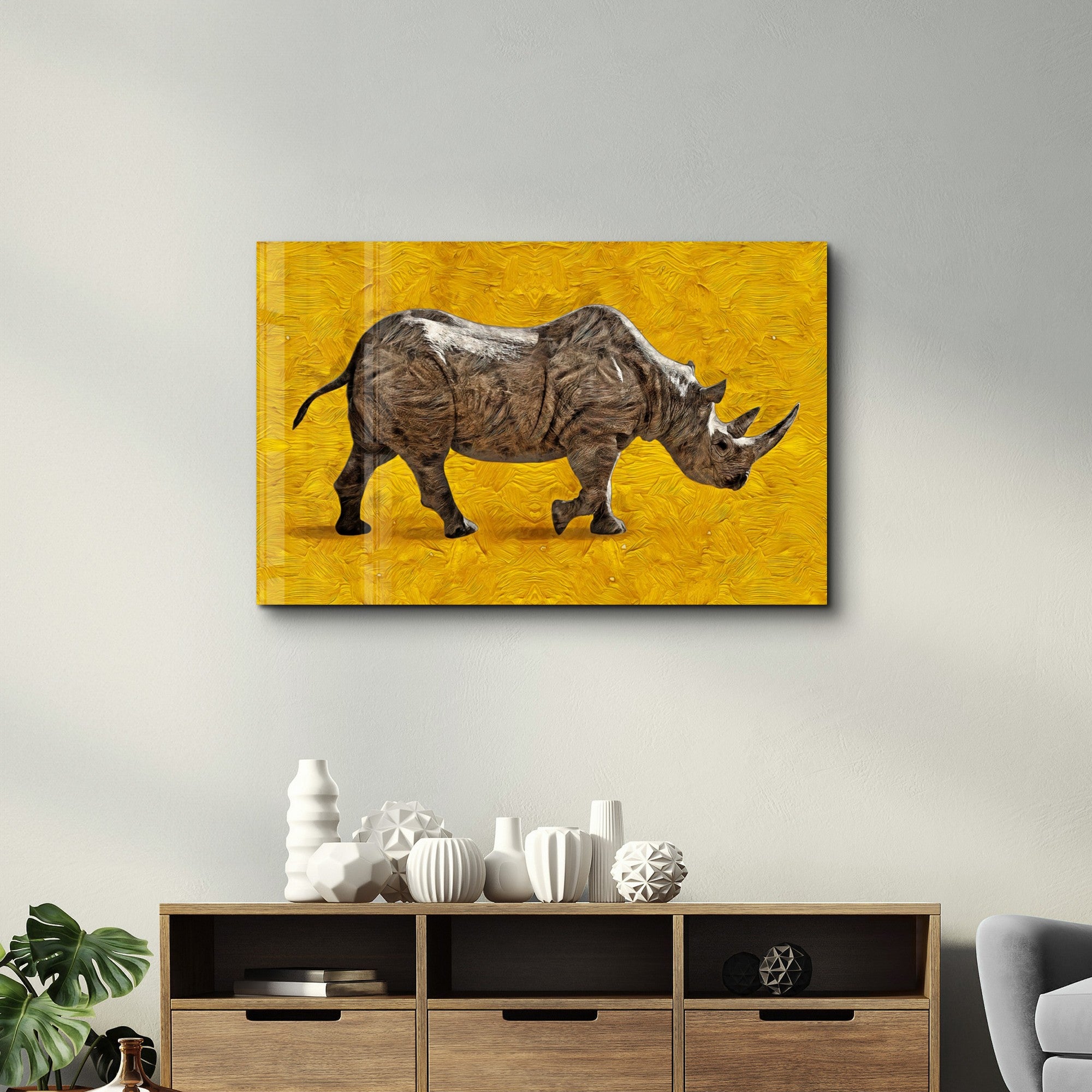 Quadro Decorativo em Vidro Temperado 35x55 cm (4 mm), Multicor, Impressão UV – CAM-1050