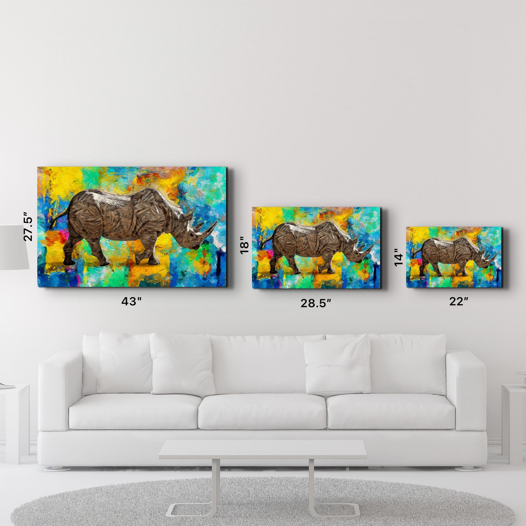 Quadro Decorativo em Vidro Temperado CAM-1051 (35 x 55 cm) Multicolor — Impressão UV, Vidro 4 mm | Ref. 672BRS1248