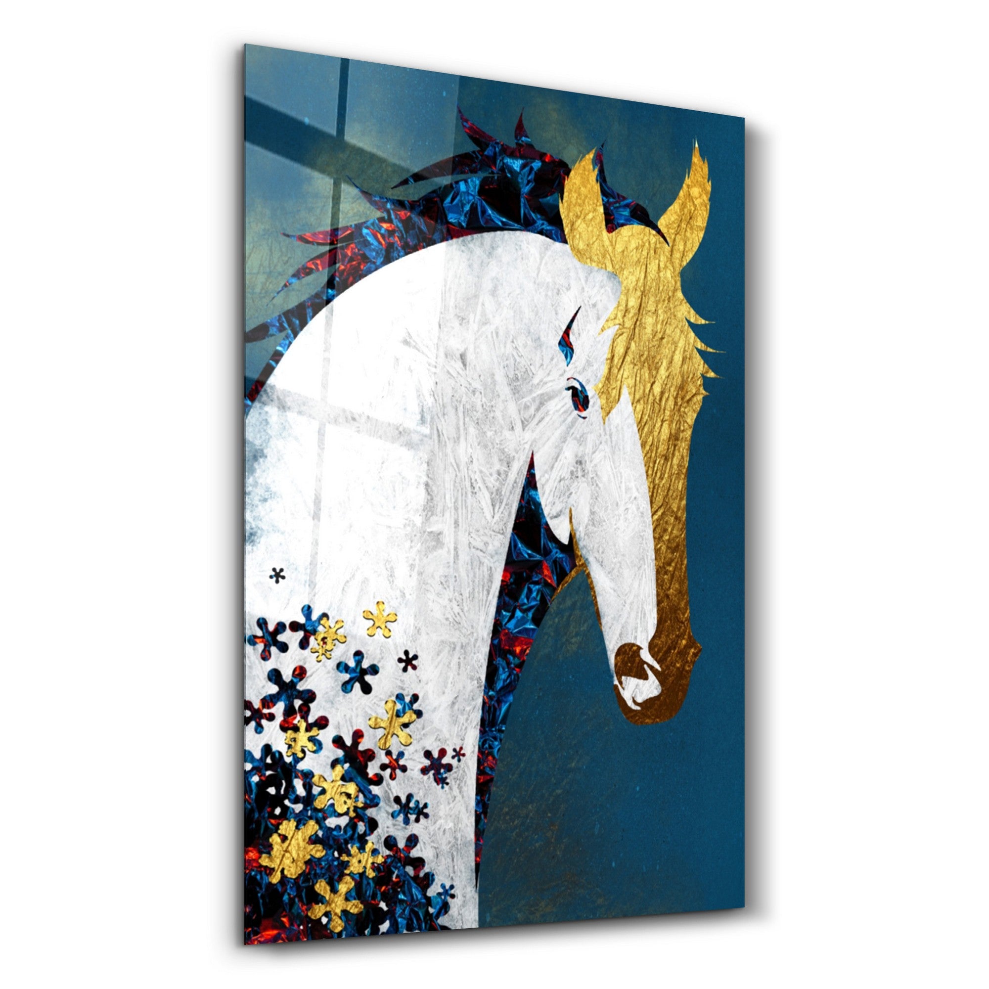 Quadro Decorativo em Vidro Temperado CAM-1058 (35 x 55 cm) Multicolor – 4 mm, Impressão UV