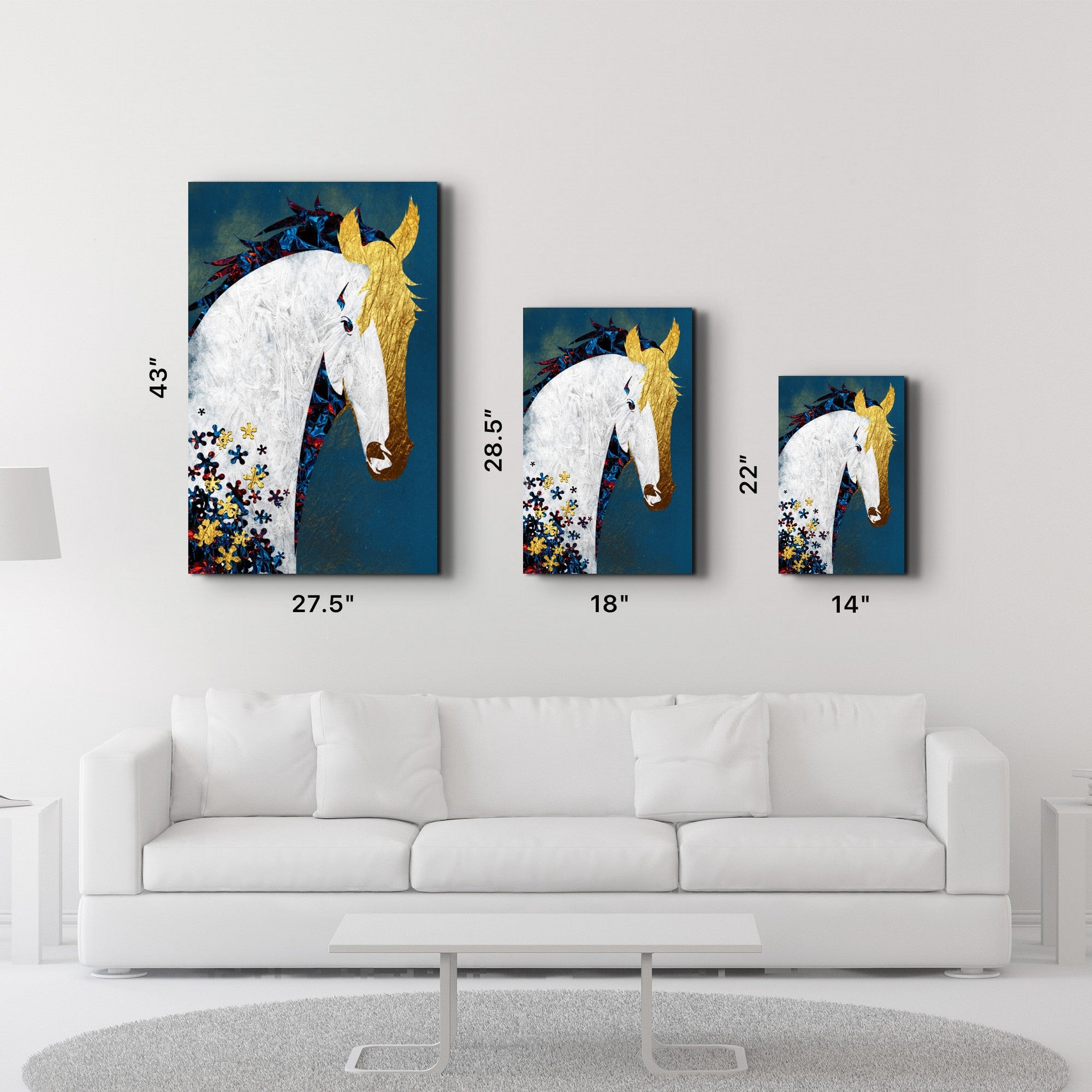 Quadro Decorativo em Vidro Temperado CAM-1058 (35 x 55 cm) Multicolor – 4 mm, Impressão UV