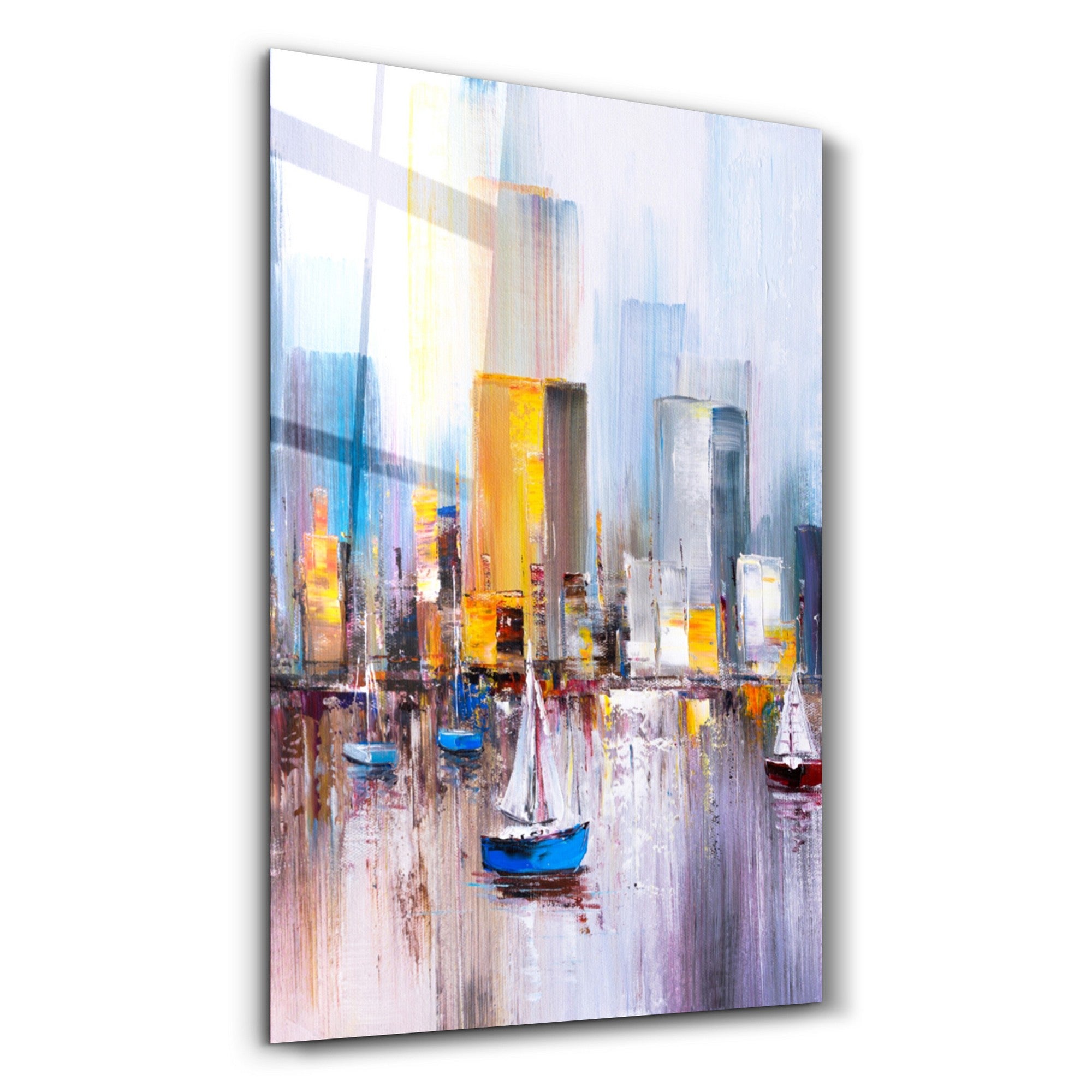 Quadro Decorativo em Vidro Temperado CAM-1059, Multicolor, 35 x 55 cm, Impressão UV, Vidro 100% Temperado 4 mm