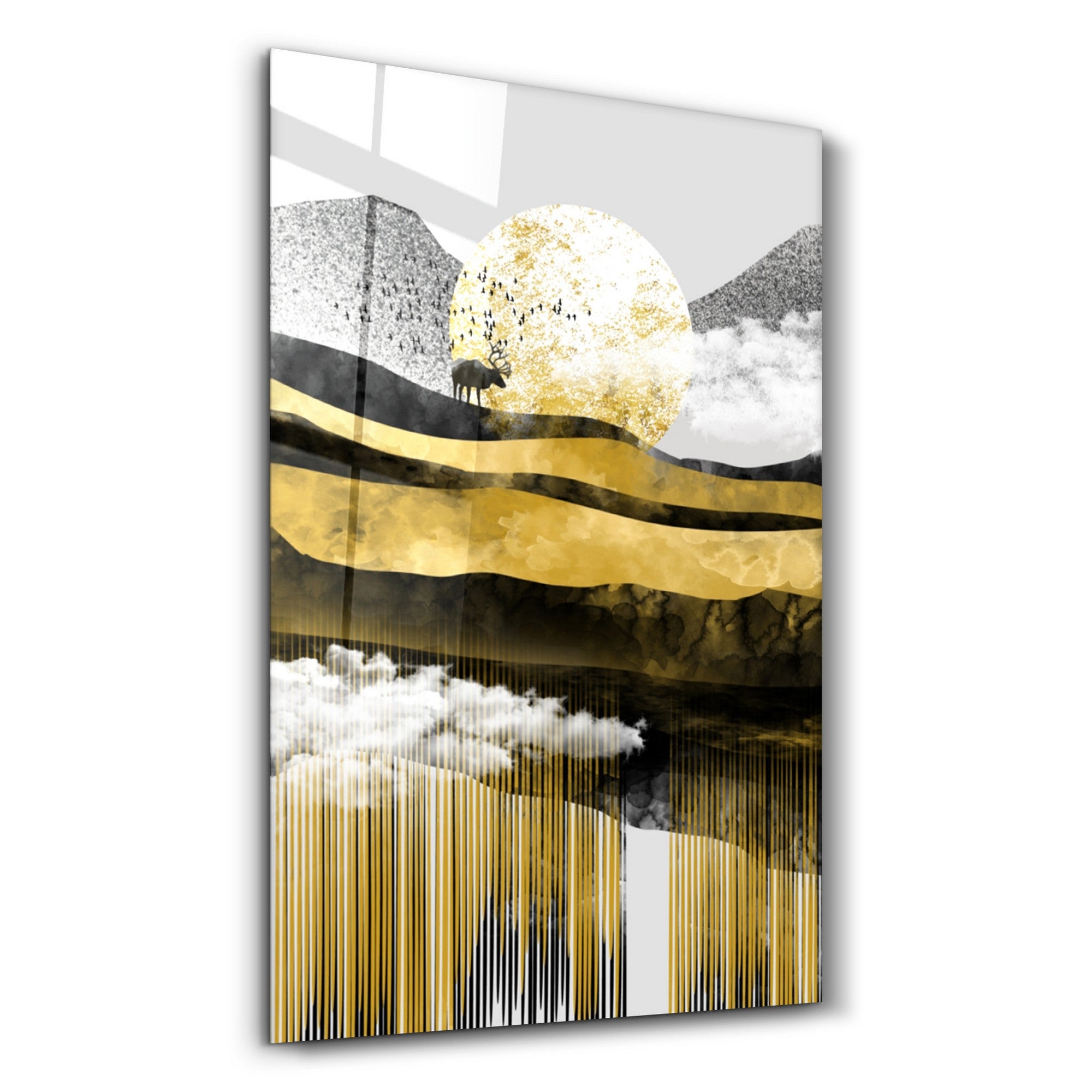 Quadro Decorativo em Vidro Temperado 35x55 cm Multicolor | Impressão UV 4 mm — CAM-1064 (672BRS1287)