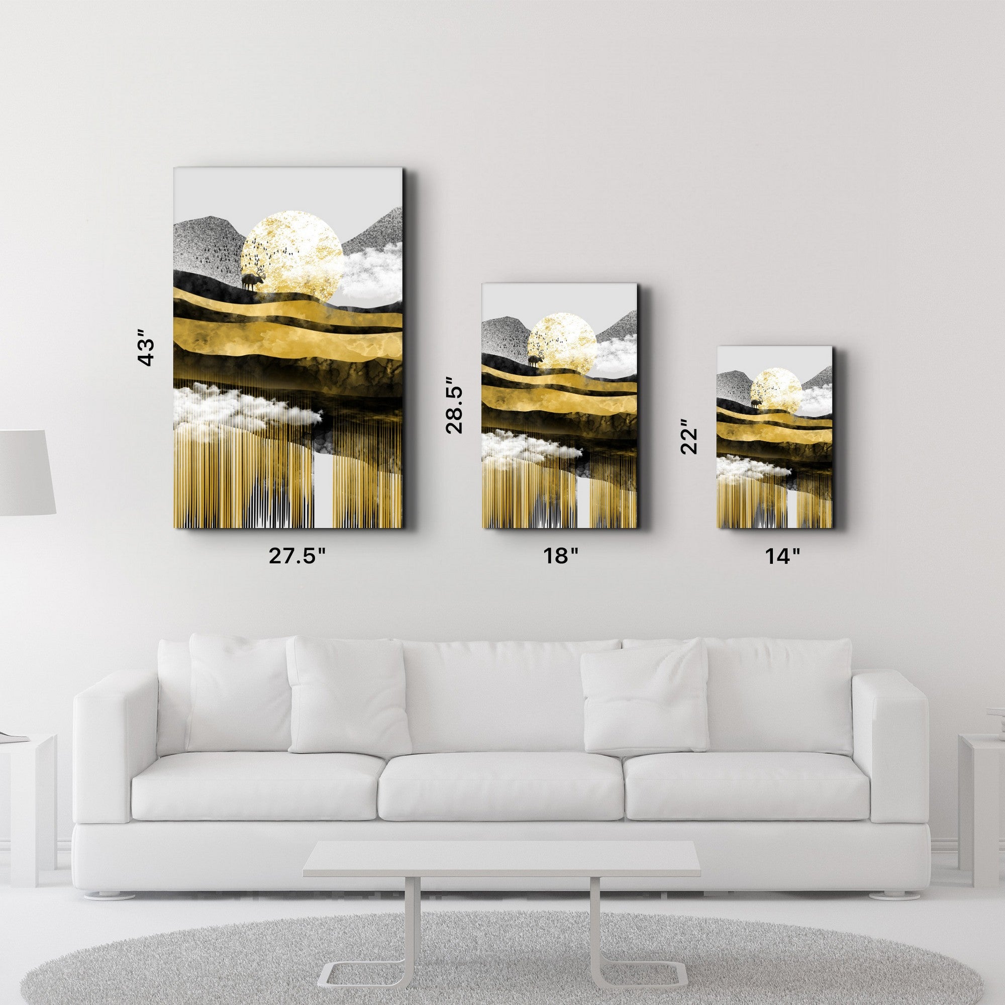 Quadro Decorativo em Vidro Temperado 35x55 cm Multicolor | Impressão UV 4 mm — CAM-1064 (672BRS1287)