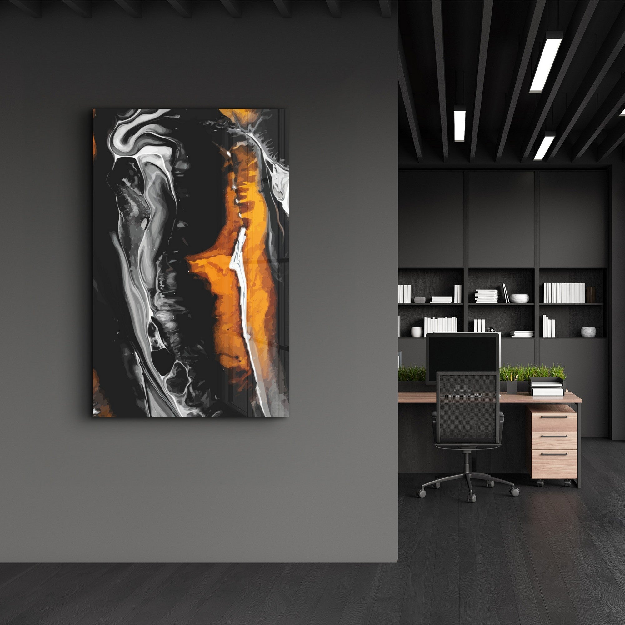 Quadro Decorativo em Vidro Temperado CAM-1073, 35x55 cm, Multicolor, Impressão UV, 4 mm, 2,9 kg – Ref. 672BRS1311