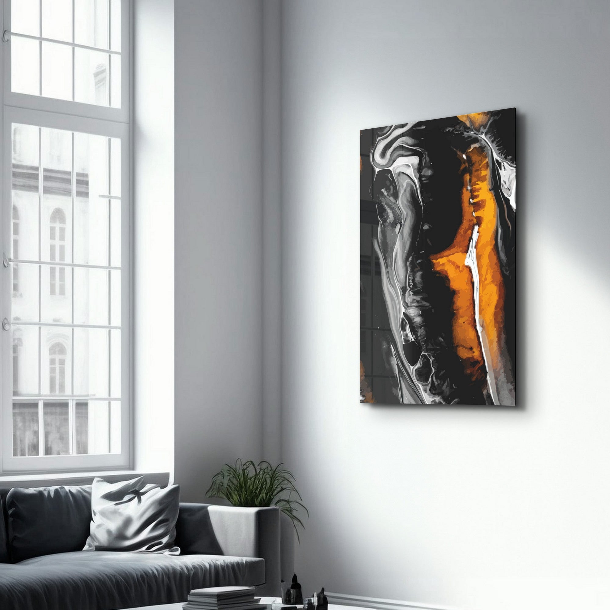 Quadro Decorativo em Vidro Temperado CAM-1073, 35x55 cm, Multicolor, Impressão UV, 4 mm, 2,9 kg – Ref. 672BRS1311