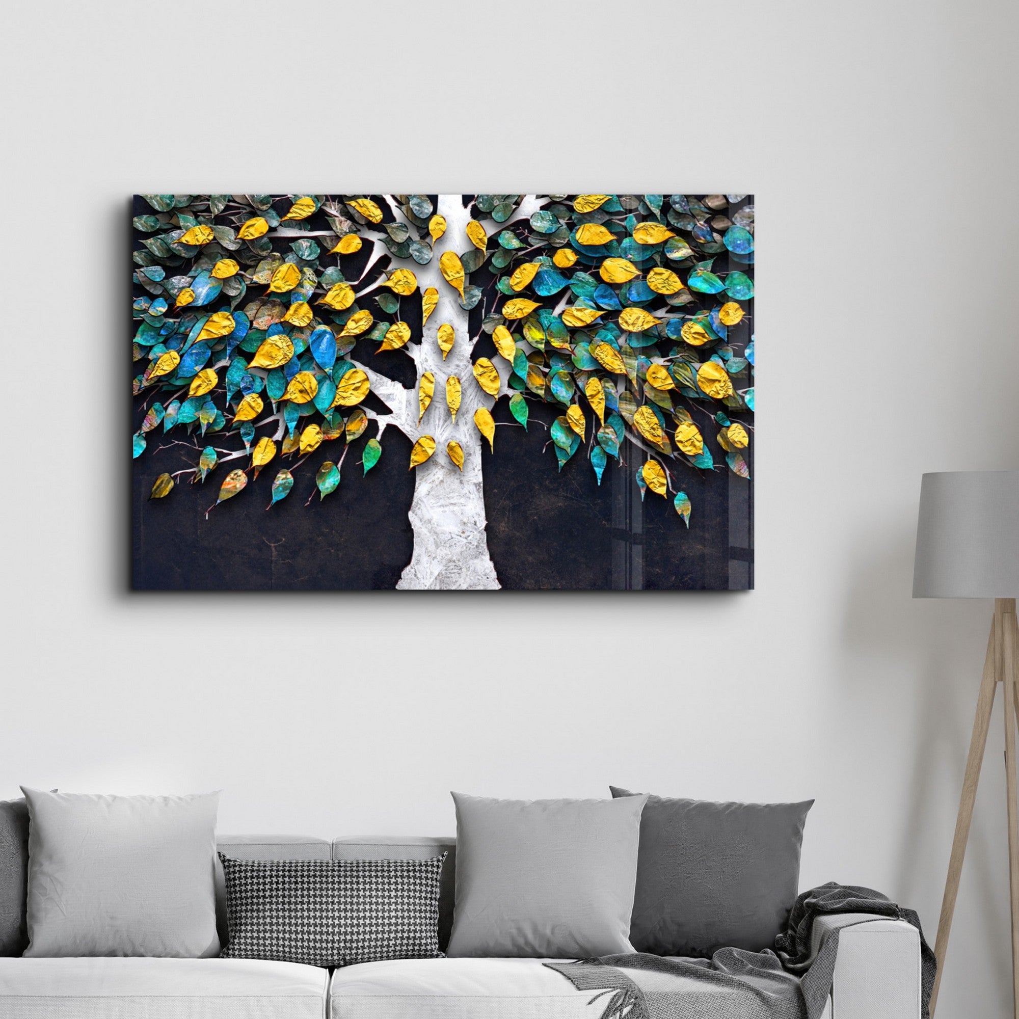 Quadro Decorativo em Vidro Temperado 35x55 cm Multicolor (4 mm, Impressão UV) – CAM-1079