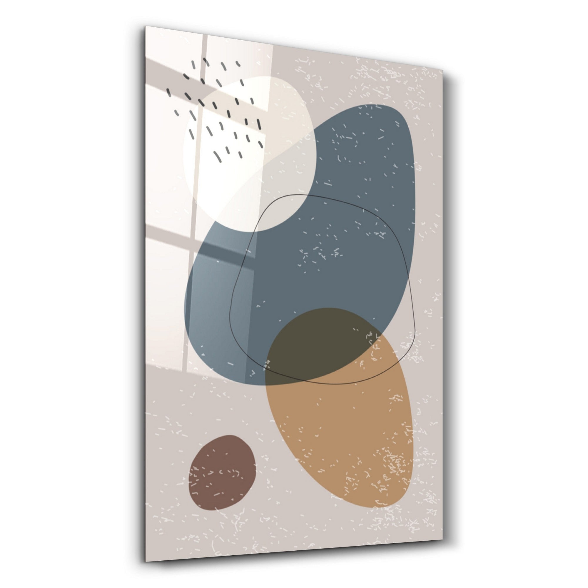 Quadro Decorativo em Vidro Temperado Multicolor CAM-1083 (35 x 55 cm) – Impressão UV, Vidro 4 mm