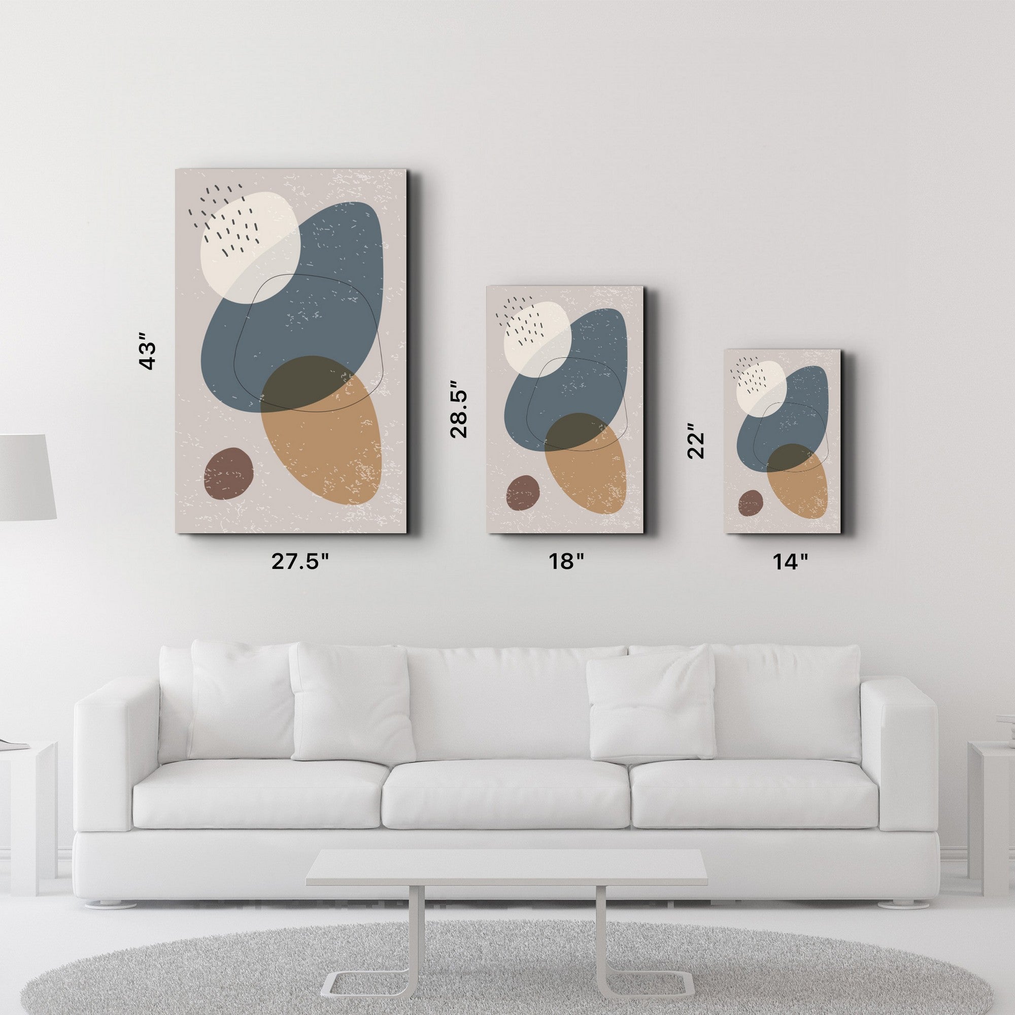 Quadro Decorativo em Vidro Temperado Multicolor CAM-1083 (35 x 55 cm) – Impressão UV, Vidro 4 mm