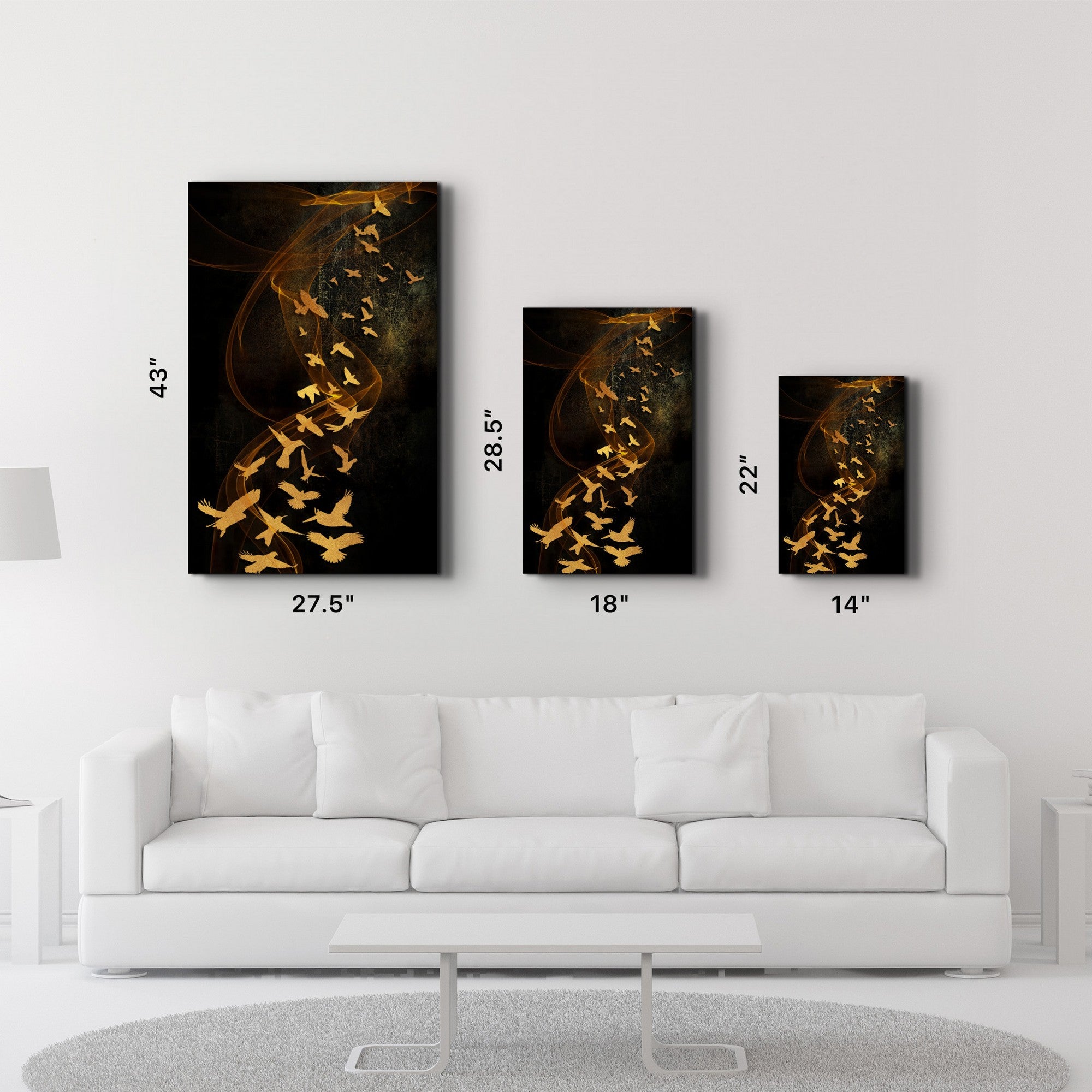 Quadro Decorativo em Vidro Temperado 4 mm (Impressão UV), 35 x 55 cm, Multicolor – CAM-1094