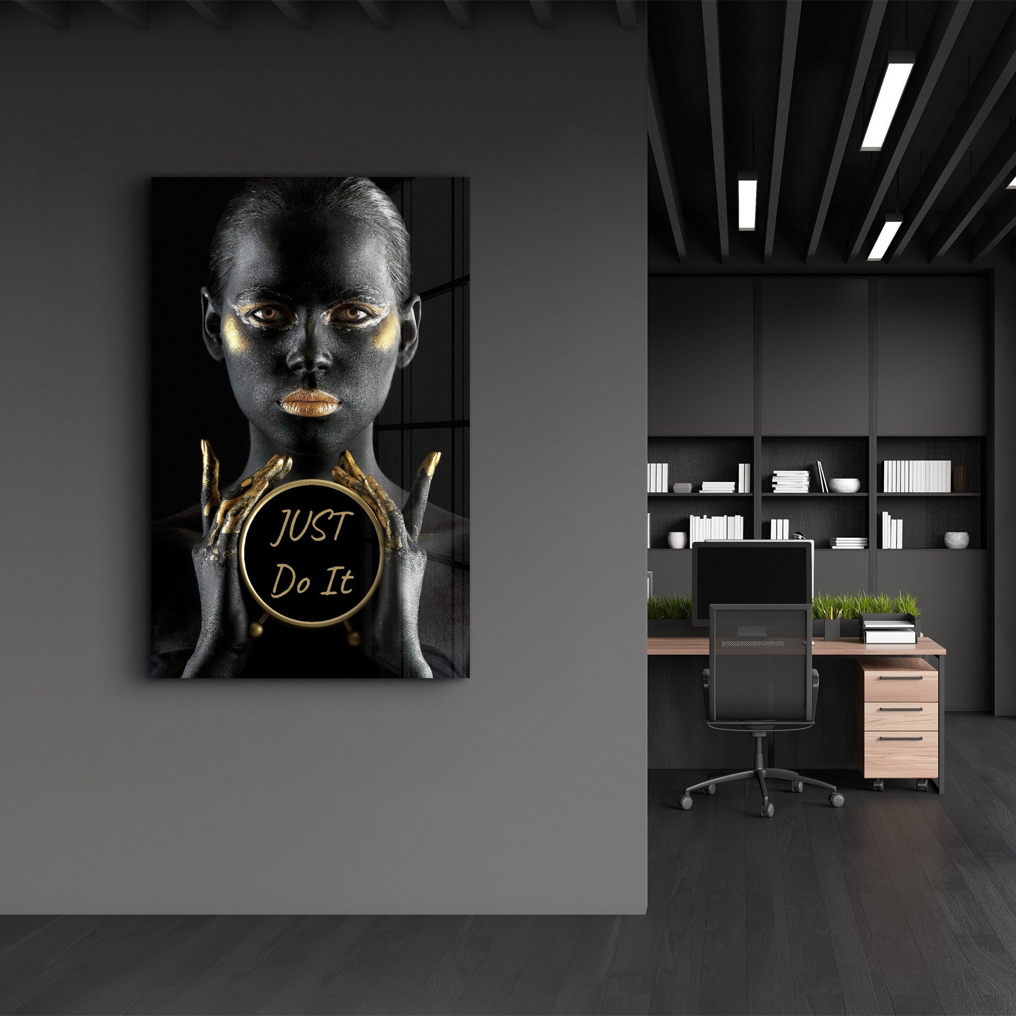 Quadro Decorativo em Vidro Temperado 100% CAM-2005, Multicolor, 35 x 55 cm, Impressão UV (4 mm)