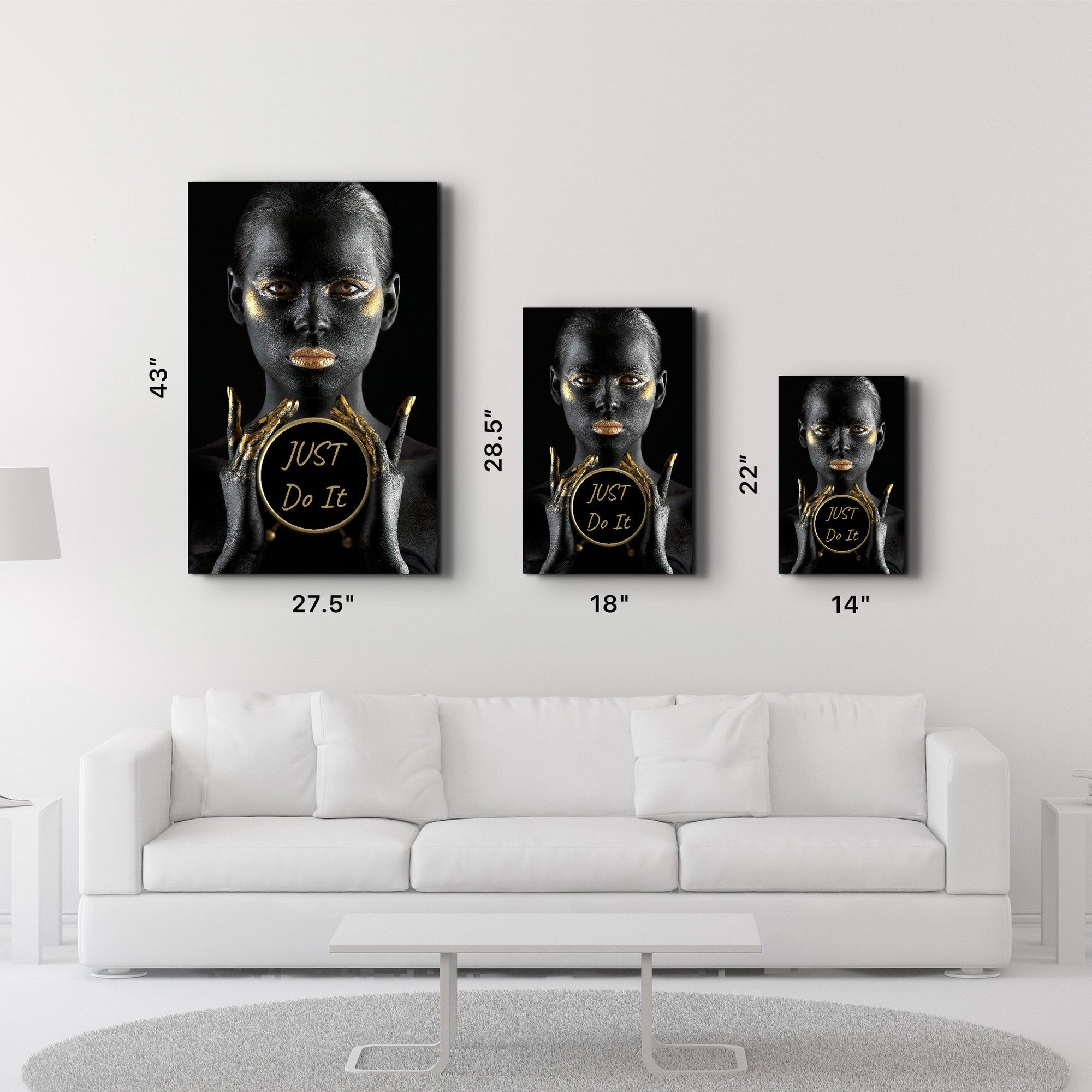 Quadro Decorativo em Vidro Temperado 100% CAM-2005, Multicolor, 35 x 55 cm, Impressão UV (4 mm)