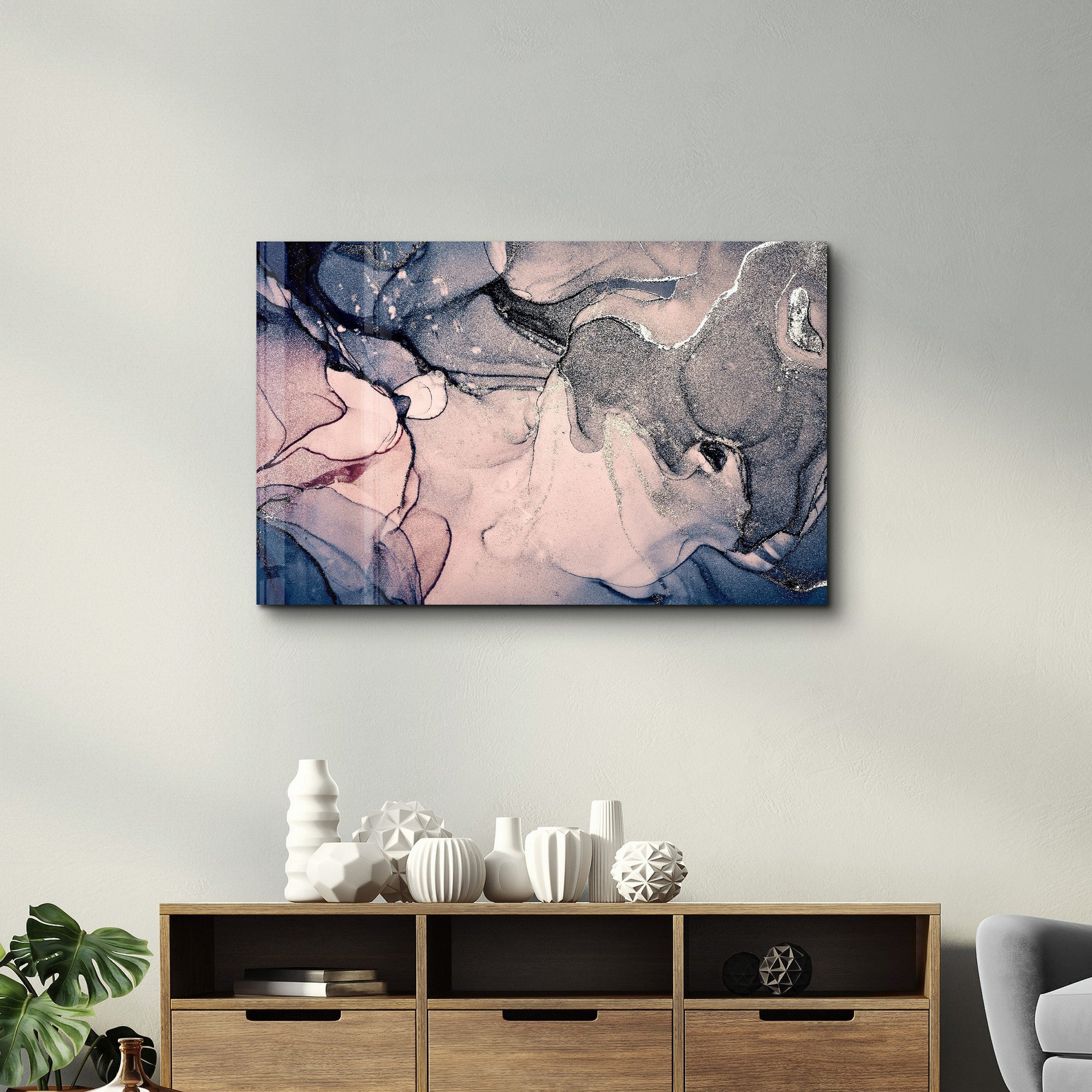 Quadro Decorativo em Vidro Temperado CAM-2015, 35 x 55 cm, Multicolor, Impressão UV, 4 mm