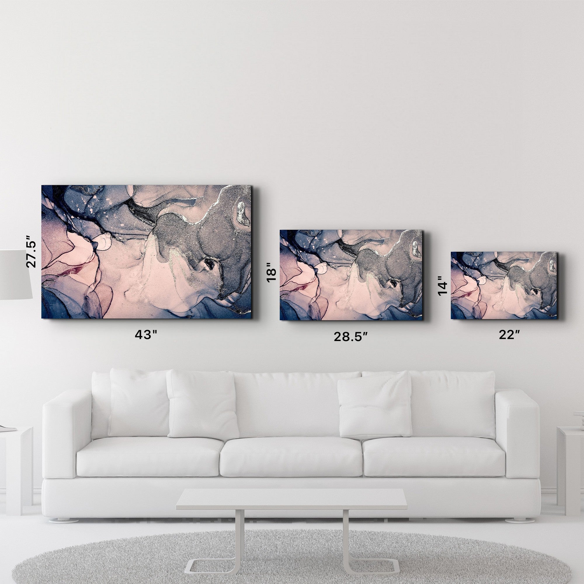 Quadro Decorativo em Vidro Temperado CAM-2015, 35 x 55 cm, Multicolor, Impressão UV, 4 mm