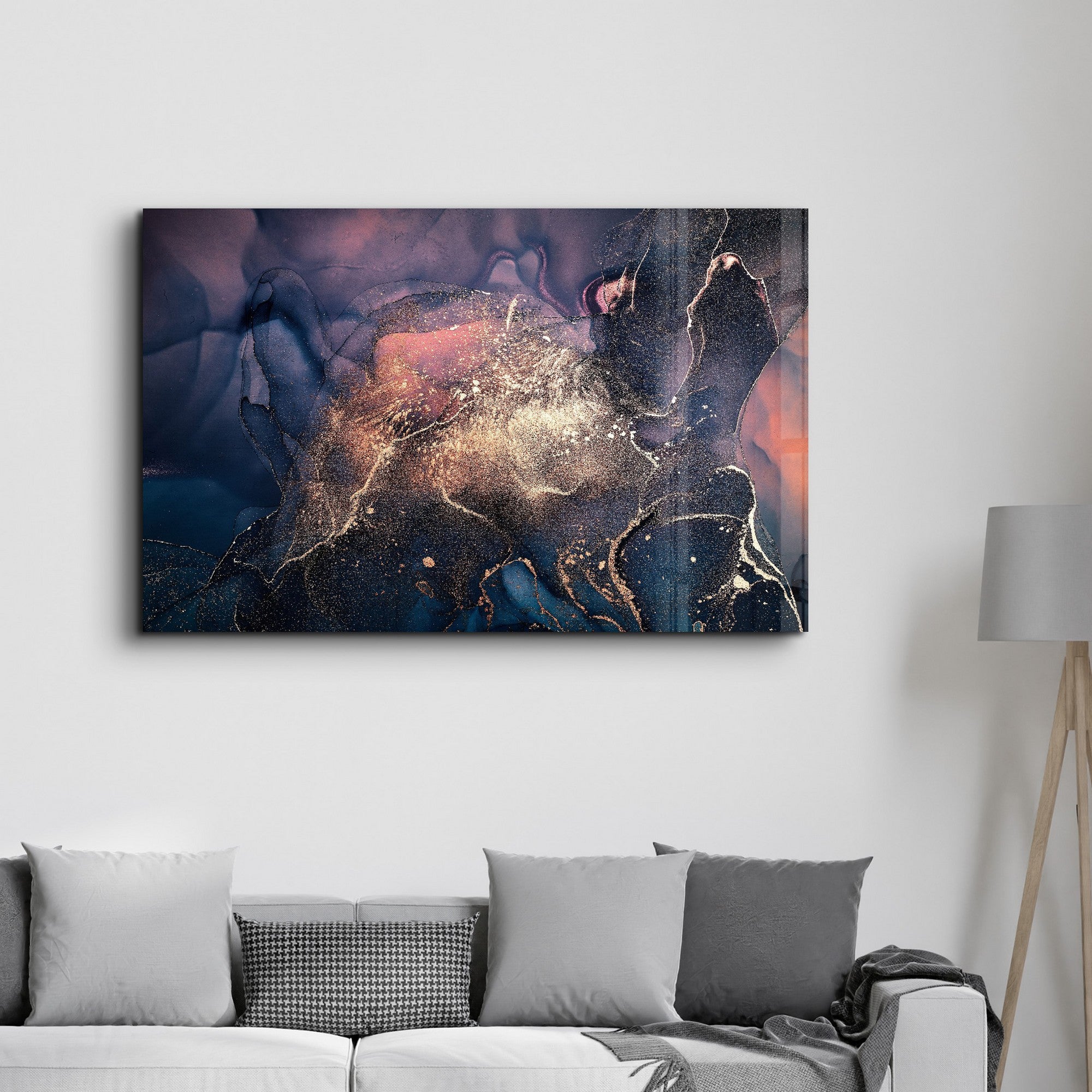 Quadro Decorativo em Vidro Temperado 35x55 cm CAM-2016 – Multicor, Impressão UV, 4 mm