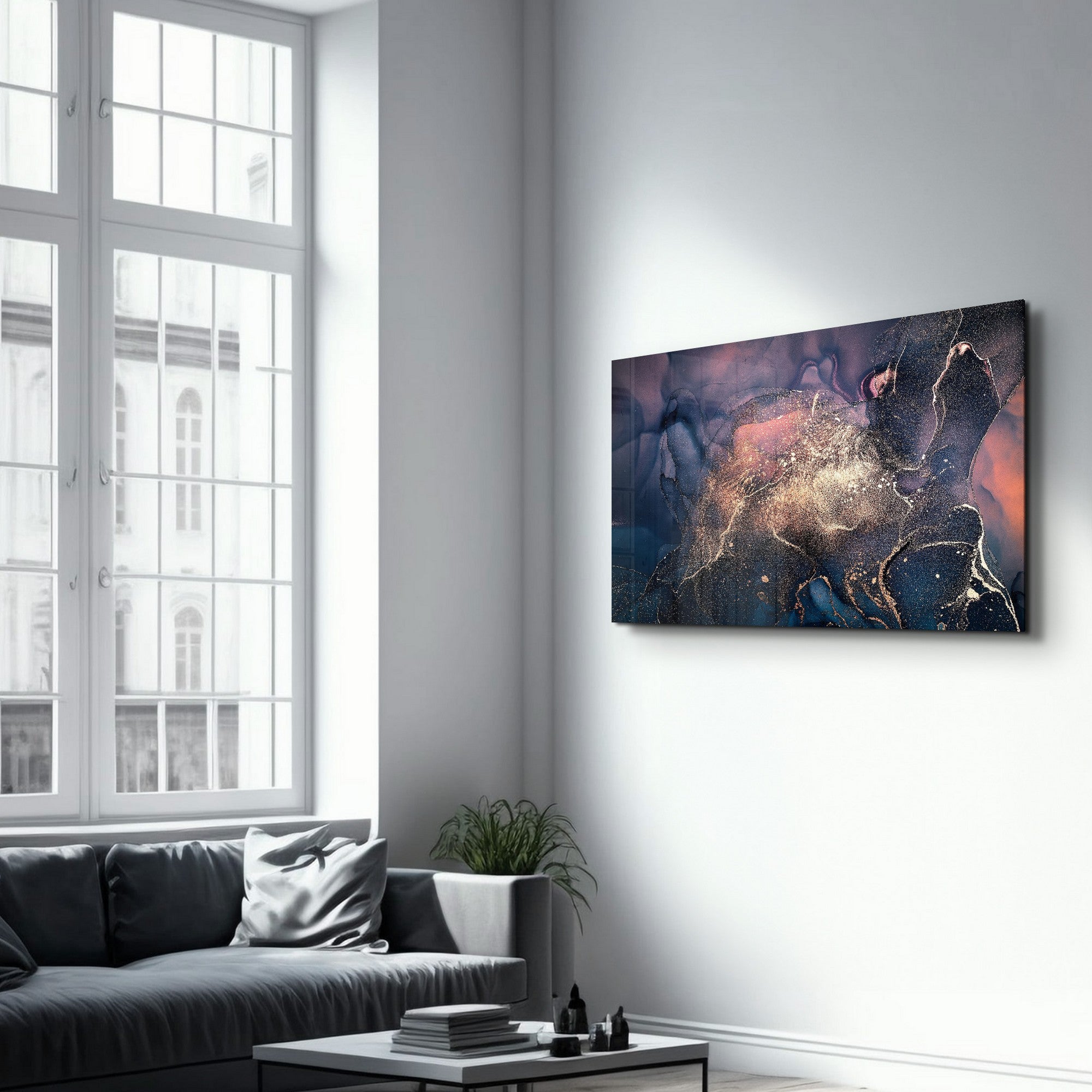 Quadro Decorativo em Vidro Temperado 35x55 cm CAM-2016 – Multicor, Impressão UV, 4 mm