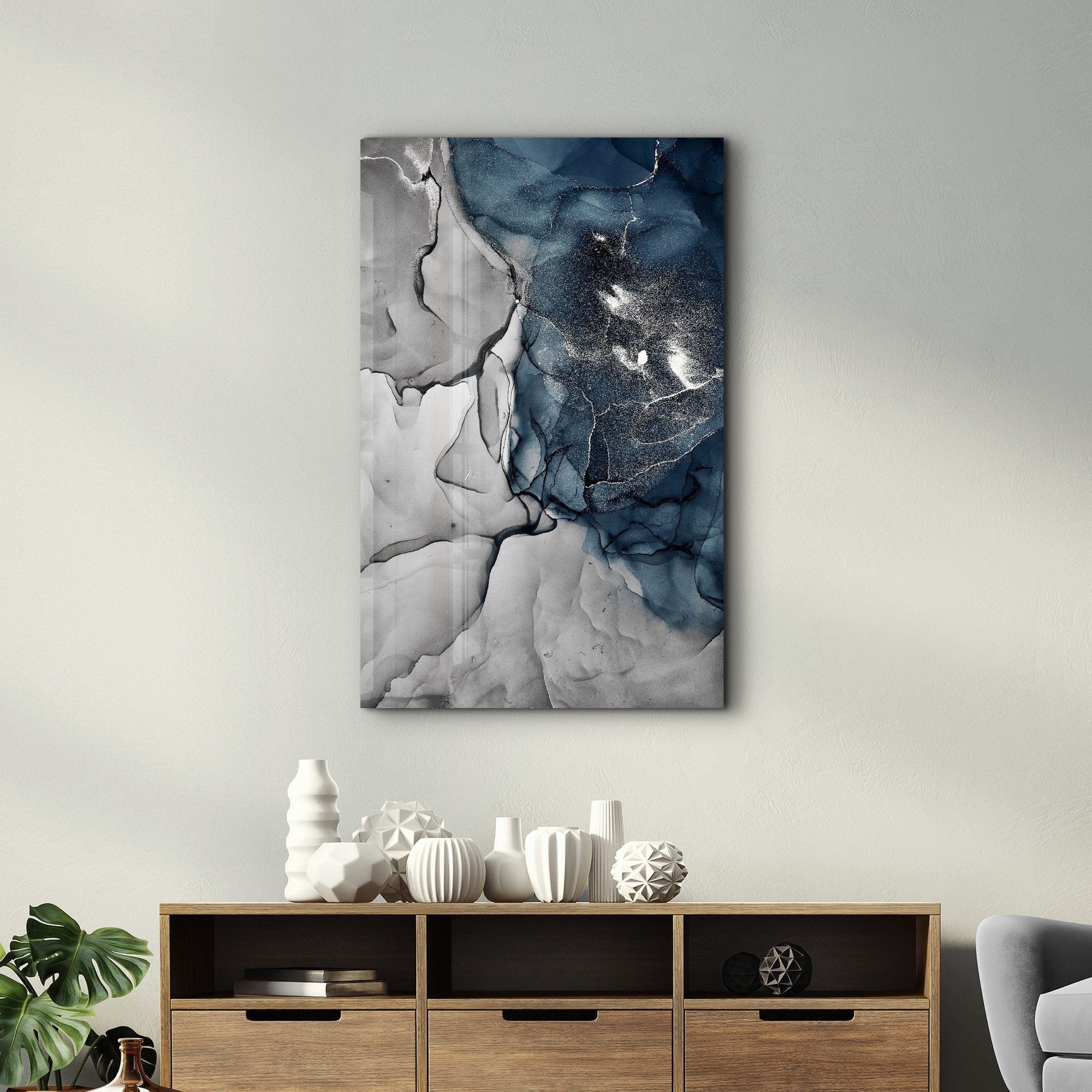 Quadro Decorativo em Vidro Temperado 35 x 55 cm Multicolor, Impressão UV (4 mm) – CAM-2018