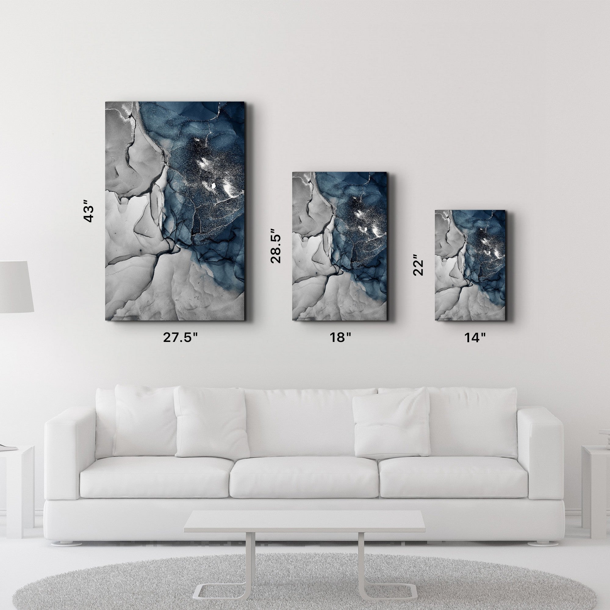 Quadro Decorativo em Vidro Temperado 35 x 55 cm Multicolor, Impressão UV (4 mm) – CAM-2018