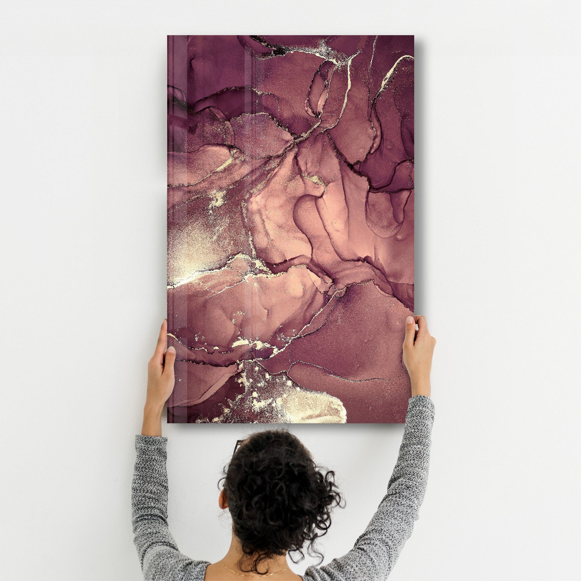 CAM-2019 | Quadro Decorativo em Vidro Temperado Multicolor 35 x 55 cm, 4 mm, Impressão UV