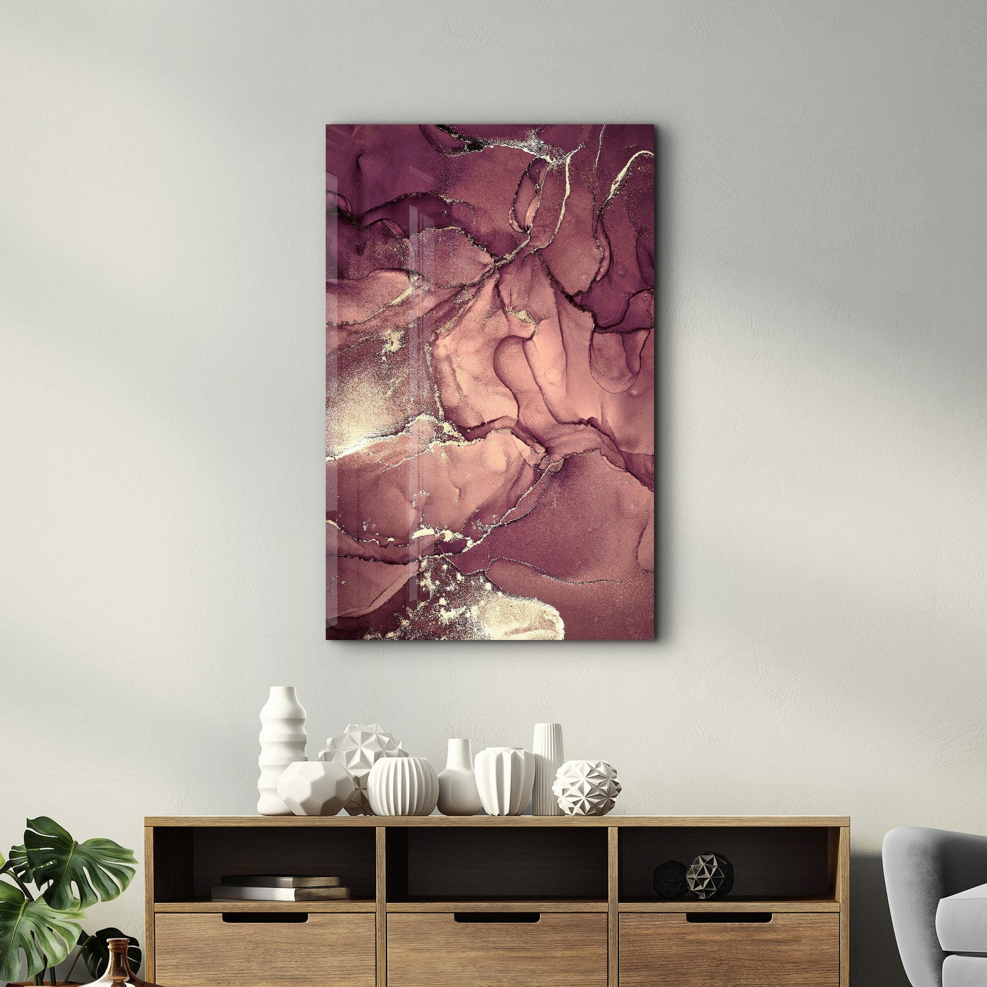 CAM-2019 | Quadro Decorativo em Vidro Temperado Multicolor 35 x 55 cm, 4 mm, Impressão UV