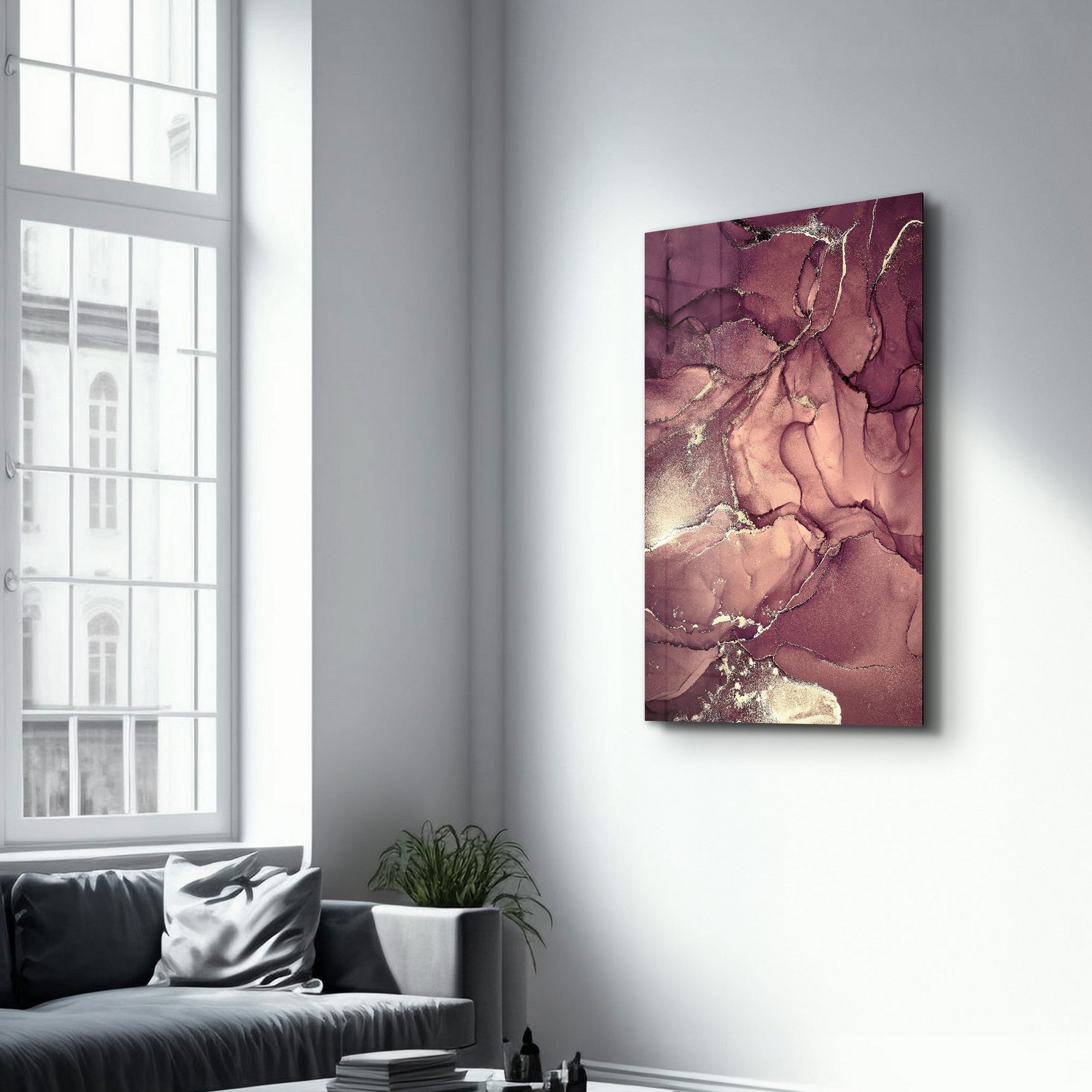 CAM-2019 | Quadro Decorativo em Vidro Temperado Multicolor 35 x 55 cm, 4 mm, Impressão UV