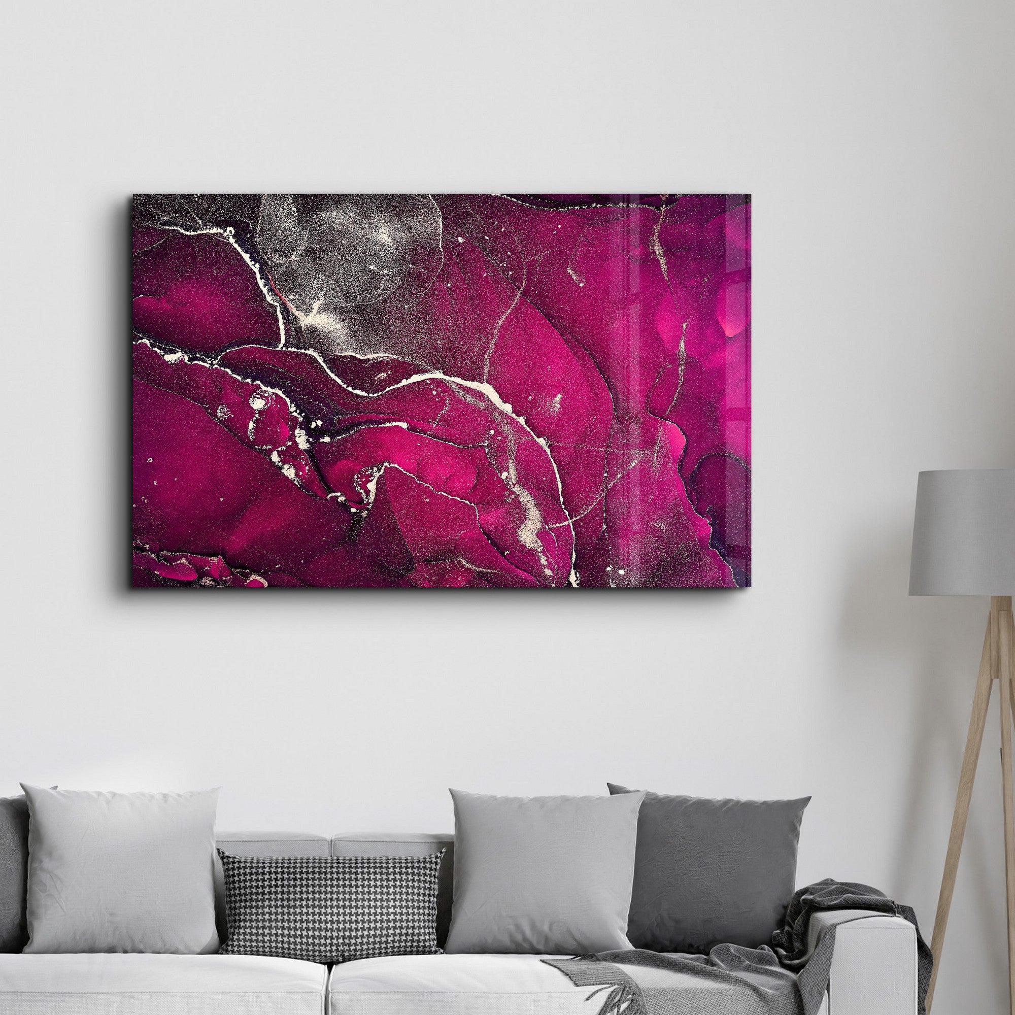 Quadro em Vidro Temperado Multicolor 35 x 55 cm (4 mm) – CAM-2021, Impressão UV